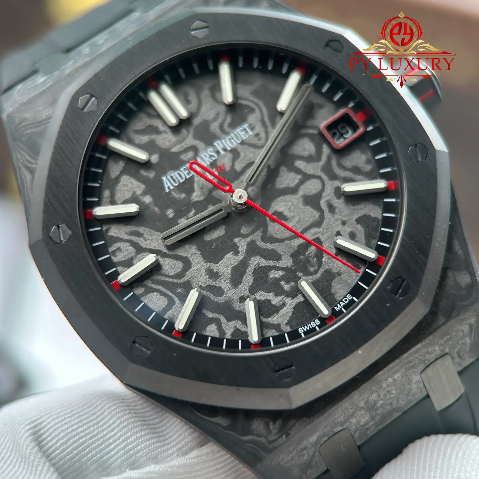 DiW Audemars Piguet Royal Oak 15500 Speedster Voidline Black Carbon 1:1 Best Replica 41mm - 图片 5
