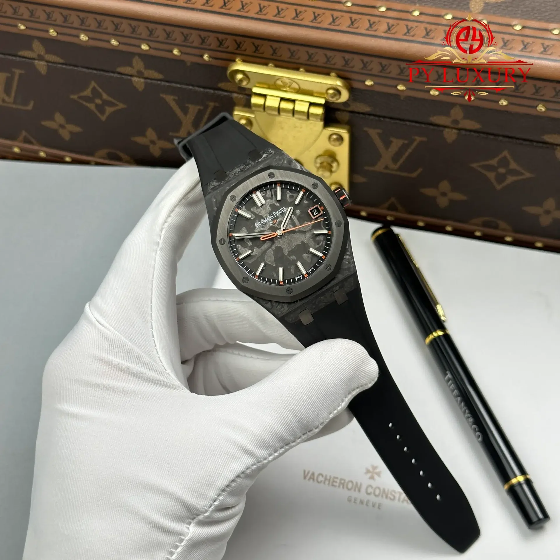 DiW Audemars Piguet Royal Oak 15500 Voidline Ember Black Carbon 1:1 Best Replica 41mm - 图片 2