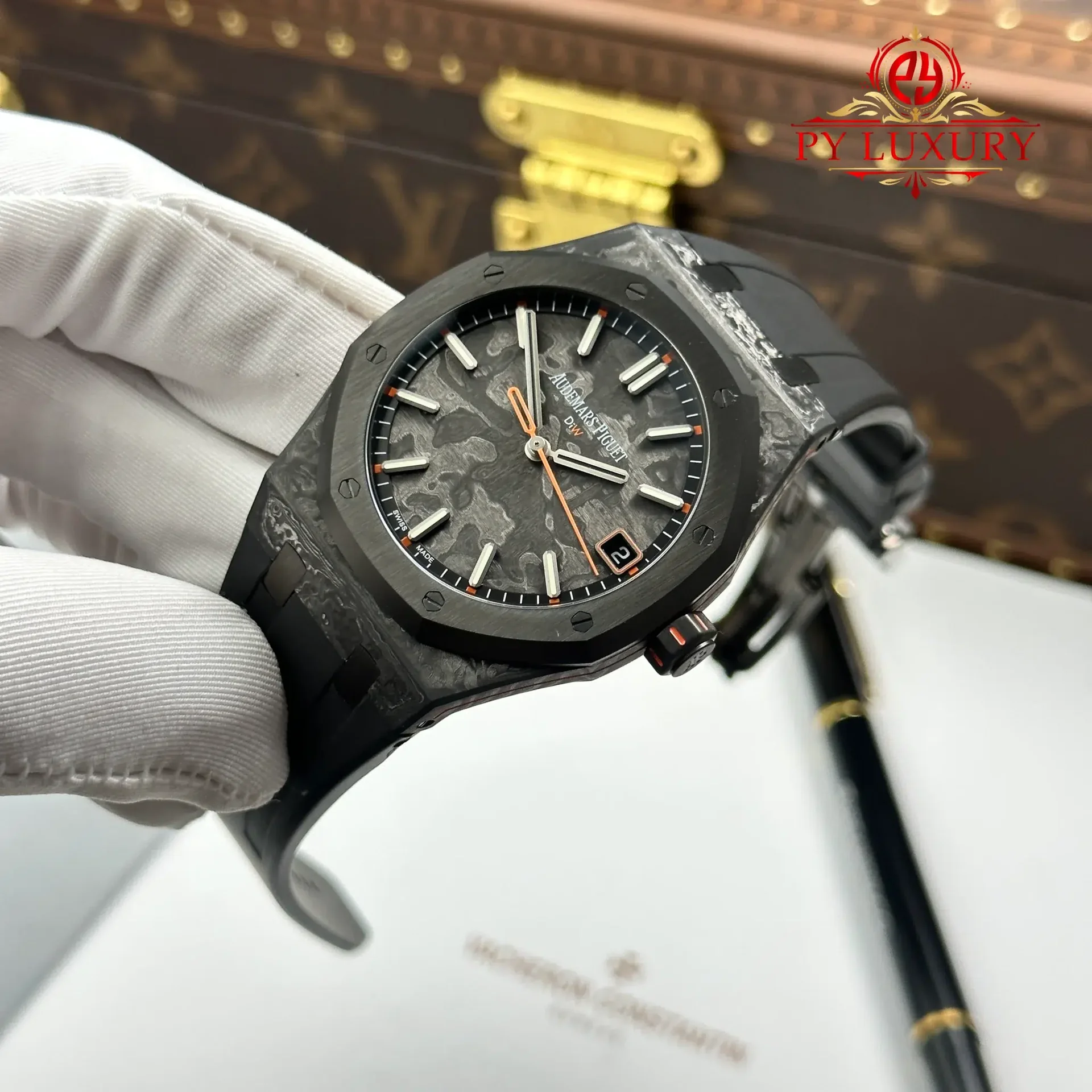 DiW Audemars Piguet Royal Oak 15500 Voidline Ember Black Carbon 1:1 Best Replica 41mm - 图片 3