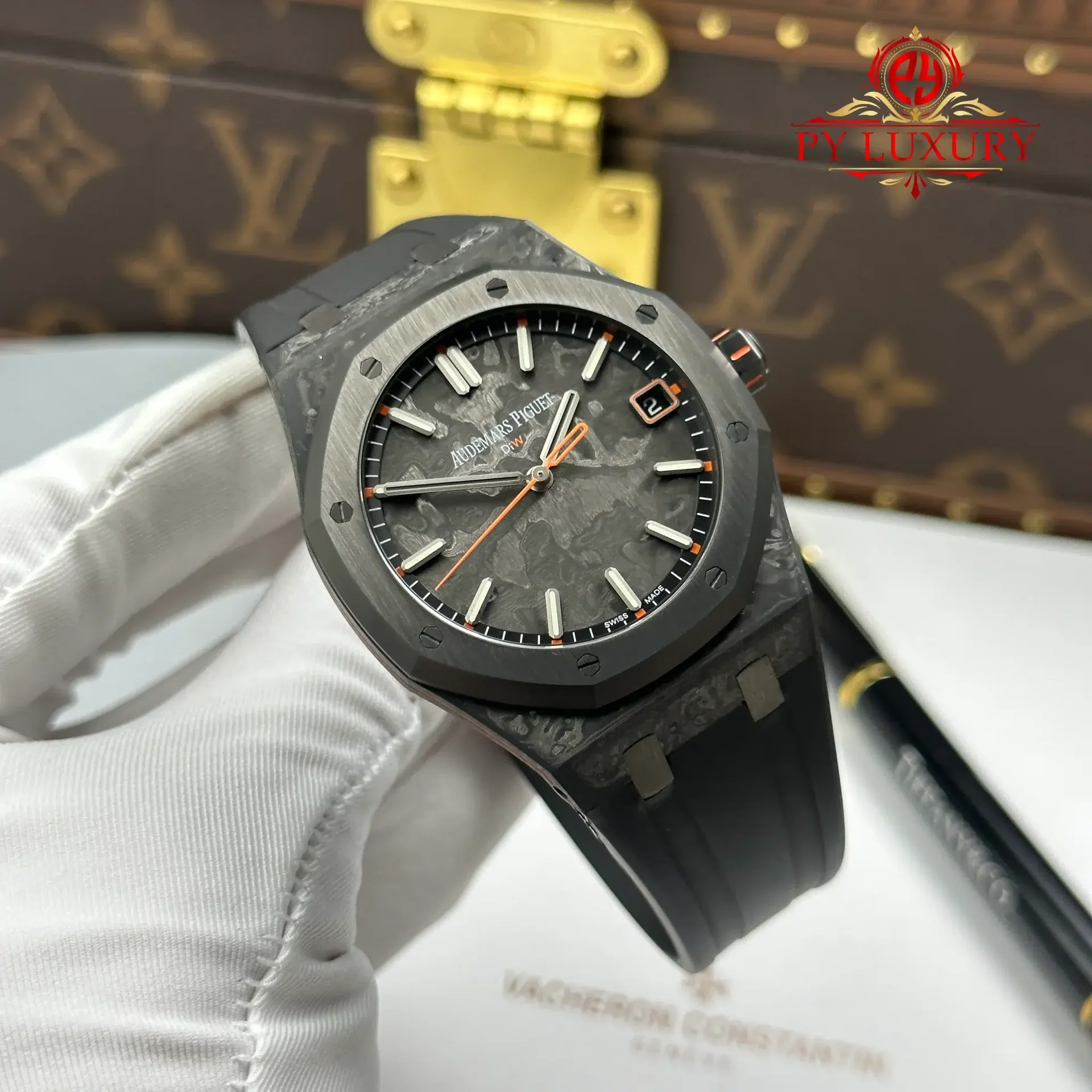 DiW Audemars Piguet Royal Oak 15500 Voidline Ember Black Carbon 1:1 Best Replica 41mm - 图片 4