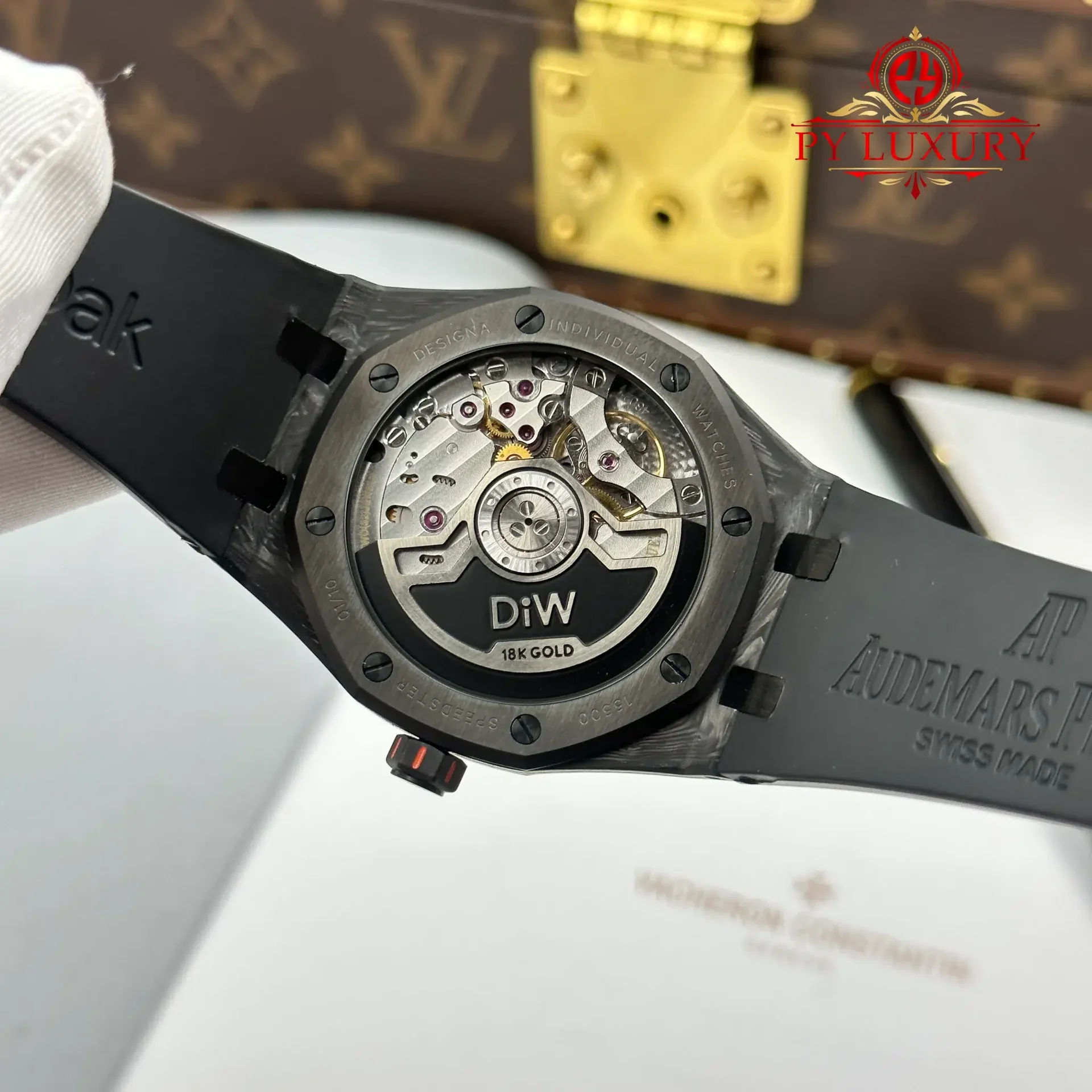 DiW Audemars Piguet Royal Oak 15500 Voidline Ember Black Carbon 1:1 Best Replica 41mm - 图片 12