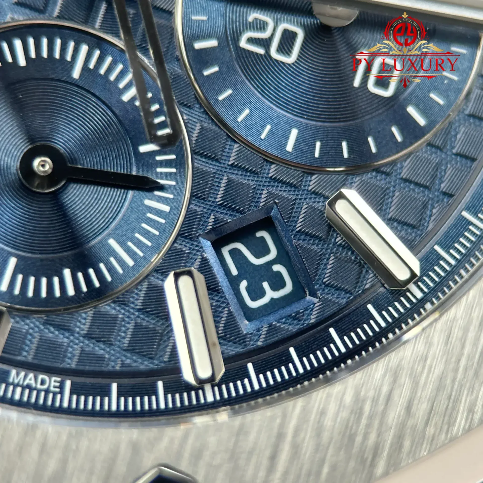 Audemars Piguet Royal Oak Chronograph 26715ST Blue Dial 1:1 Best Clone APSF 38mm - 图片 7