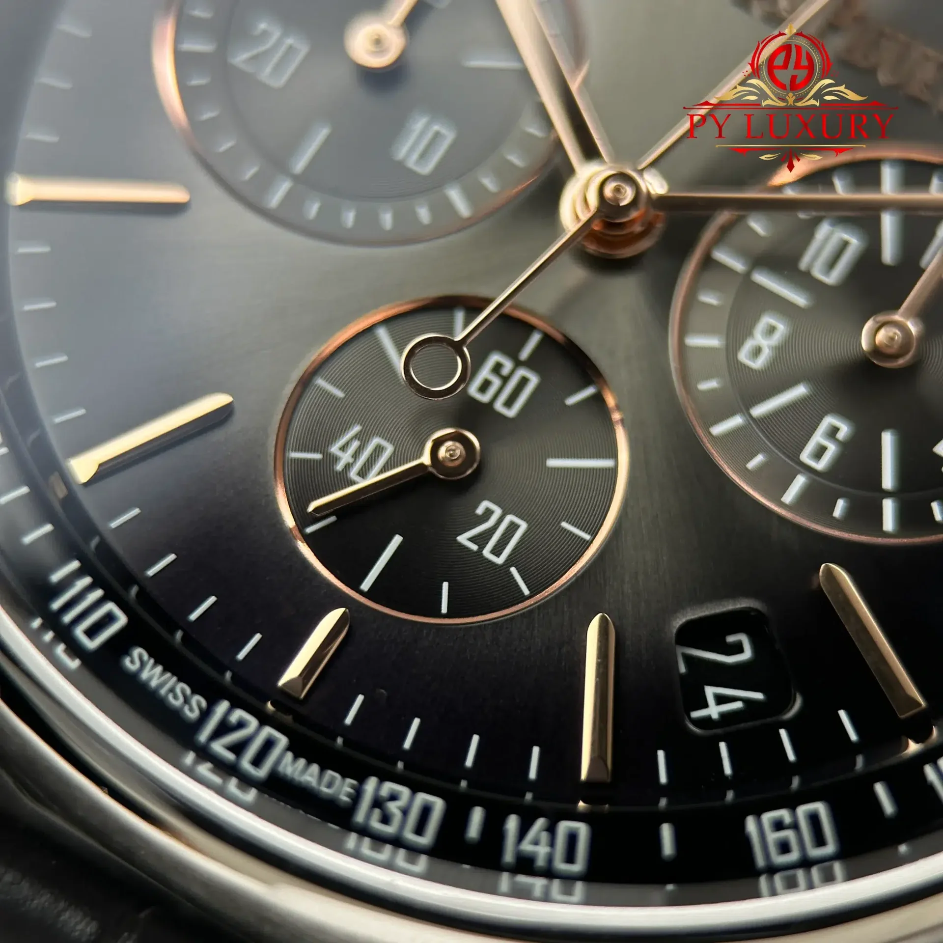 Audemars Piguet Code 11.59 Chronograph 26393CR Smoked Lacquered Grey Dial Leather Strap 1:1 Best Replica APSF 41mm - 图片 8