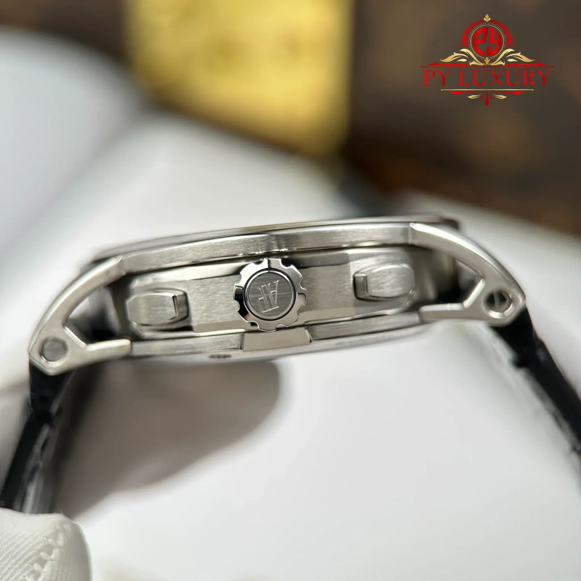 Audemars Piguet Code 11.59 Chronograph 26393CR Smoked Lacquered Grey Dial Leather Strap 1:1 Best Replica APSF 41mm - 图片 11