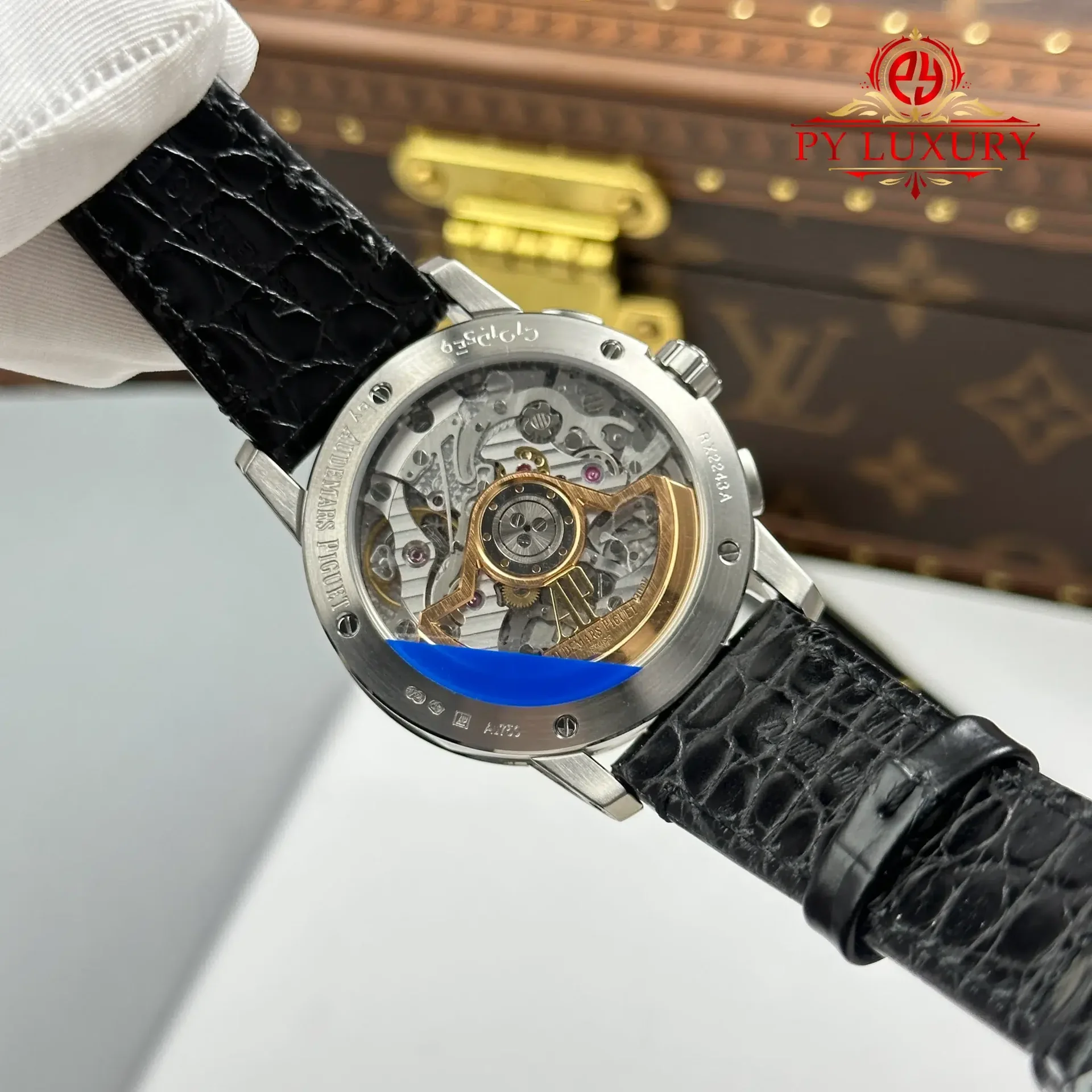 Audemars Piguet Code 11.59 Chronograph 26393CR Smoked Lacquered Grey Dial Leather Strap 1:1 Best Replica APSF 41mm - 图片 12