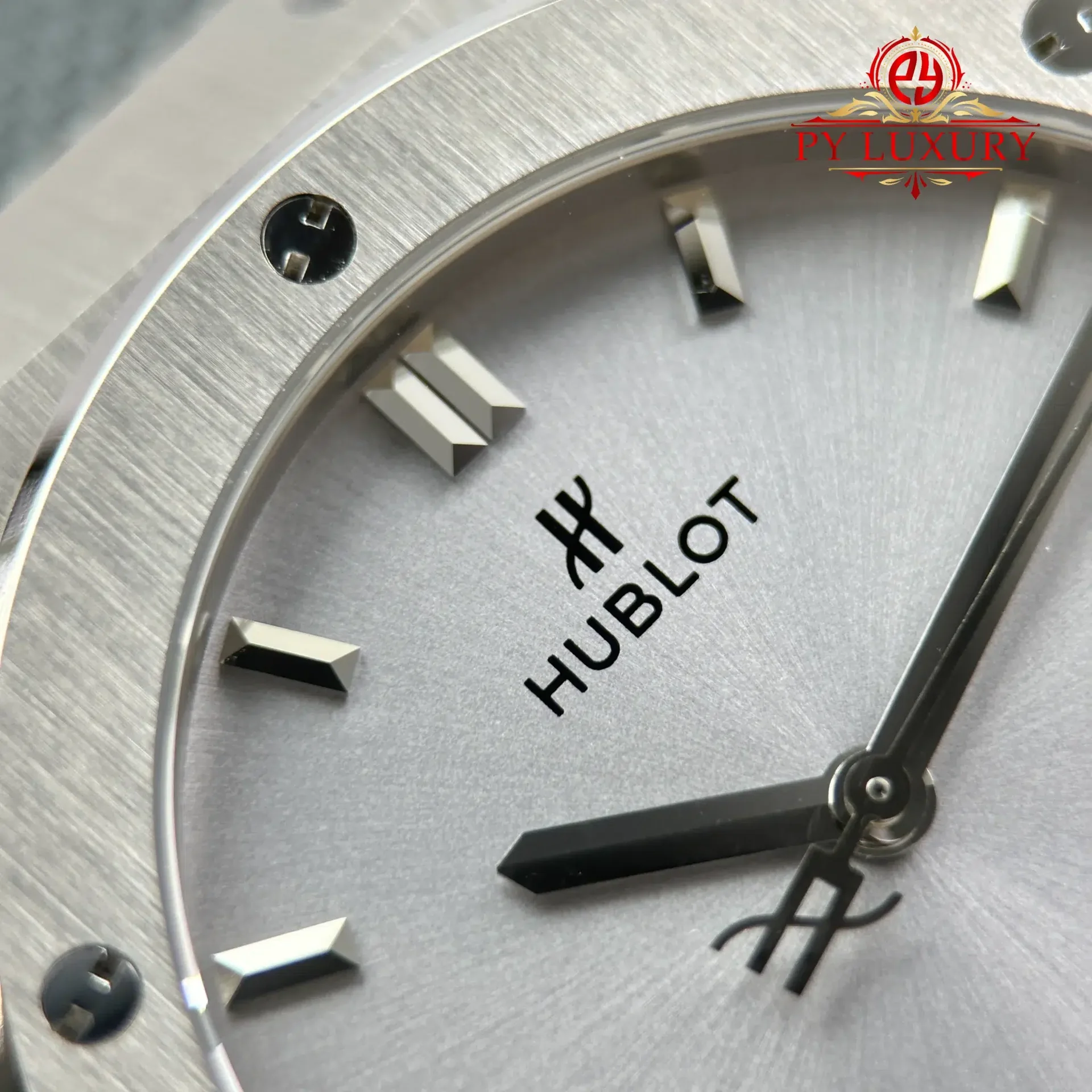 Hublot Classic Fusion Titanium Essential Grey Dial Rubber Strap 1:1 Best Replica JJZ 42mm - 图片 6