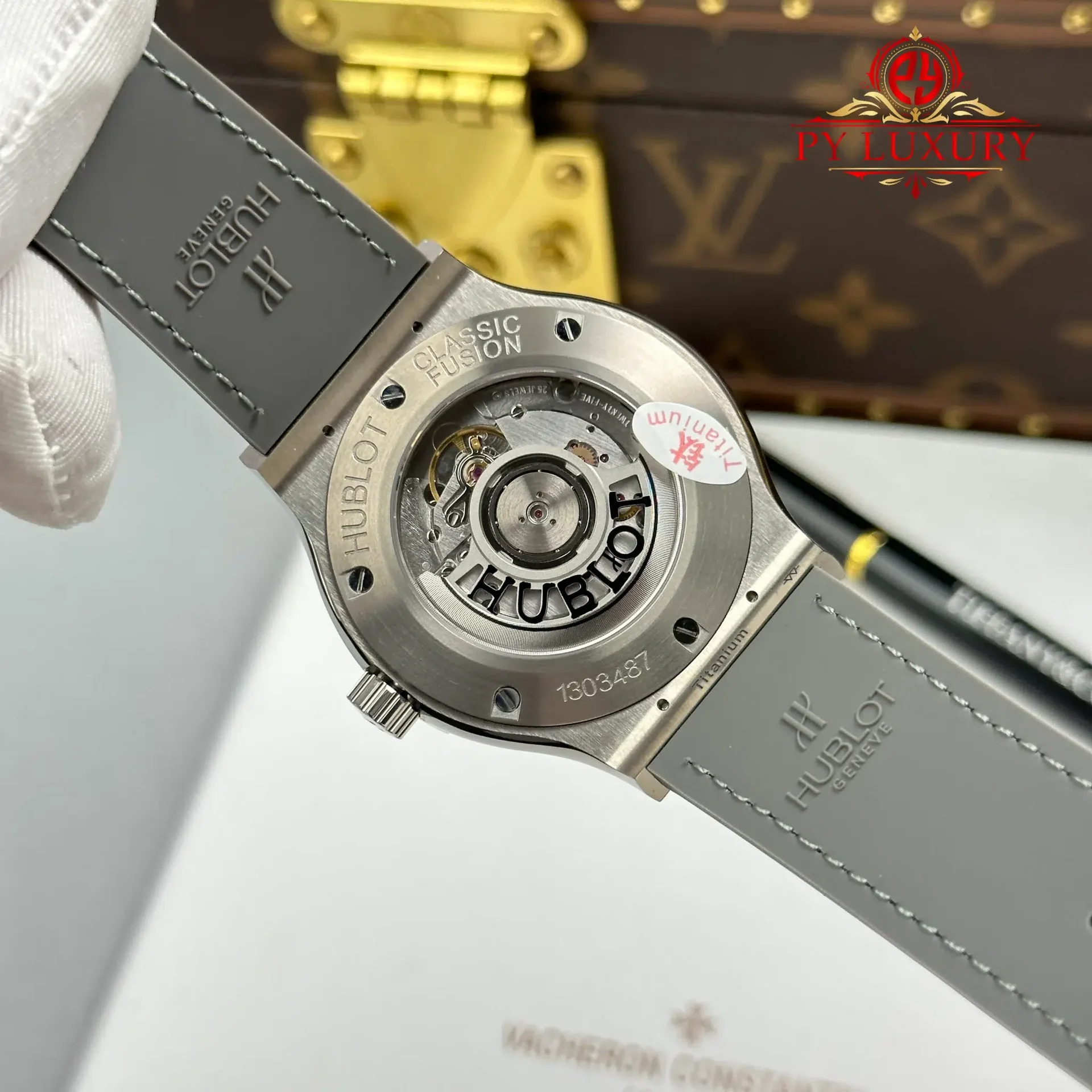 Hublot Classic Fusion Titanium Essential Grey Dial Rubber Strap 1:1 Best Replica JJZ 42mm - 图片 10