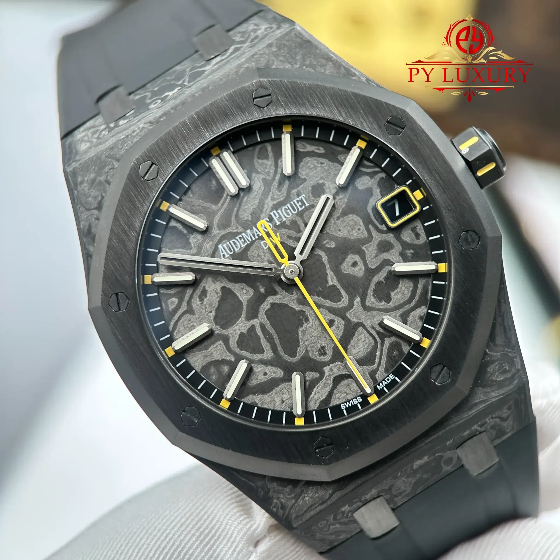 Audemars Piguet DiW Royal Oak 15500 Voidline Spyder Black Carbon 1:1 Best Replica 41mm - 图片 5
