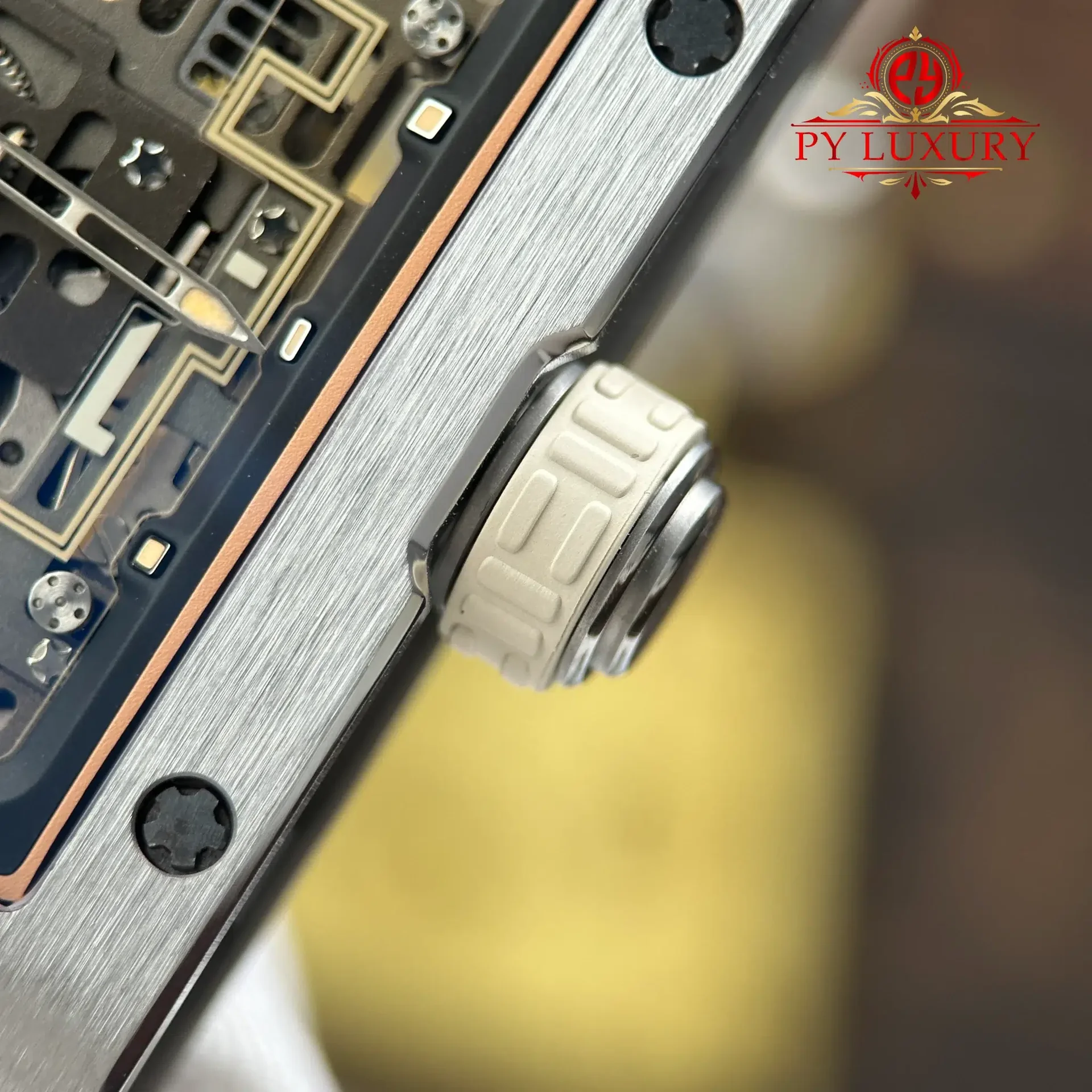 Richard Mille RM16-02 Titanium Extra-Flat White Rubber Band 1:1 Best Replica 36 x 45mm - 图片 8