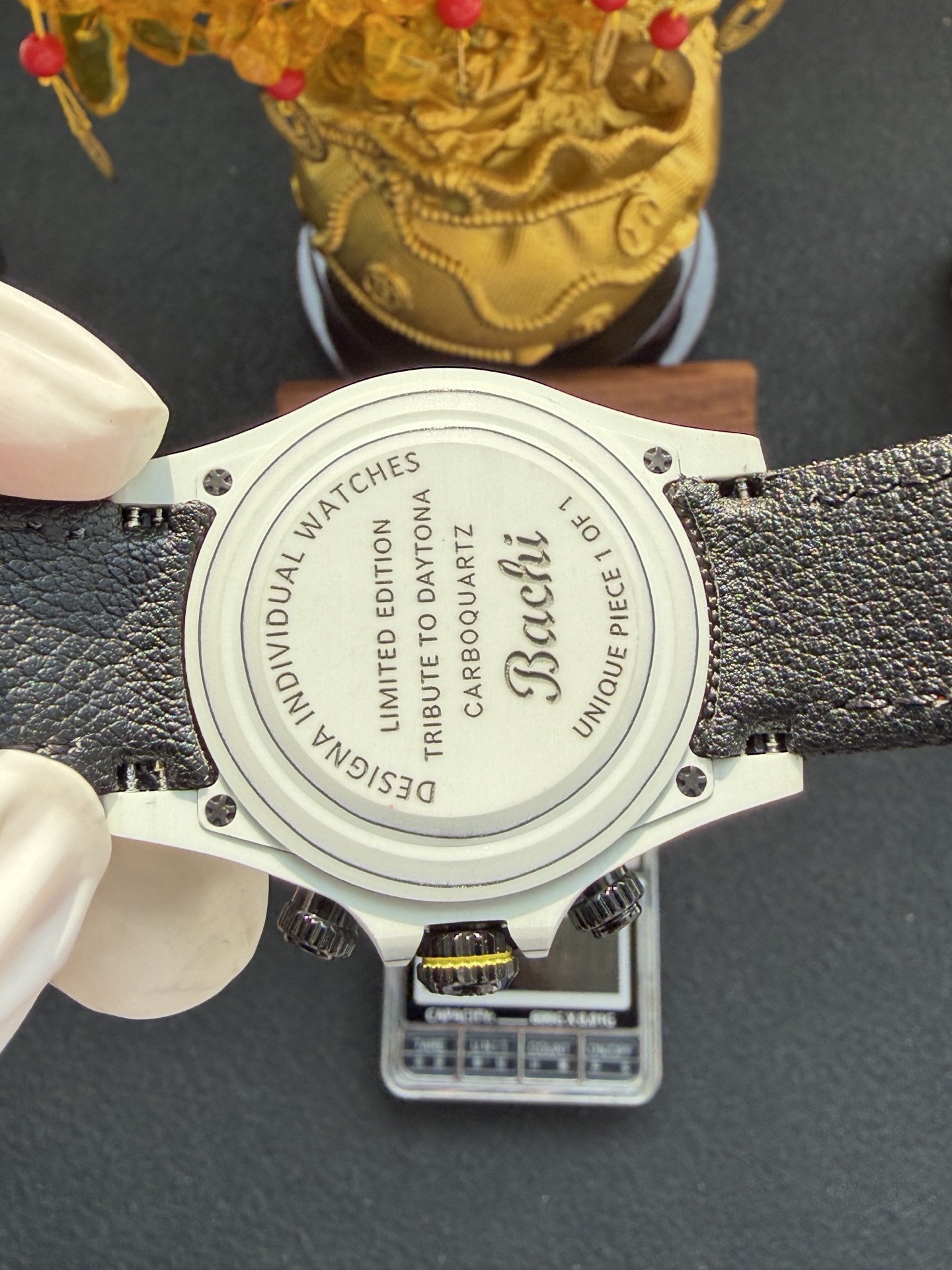 Rolex Daytona DiW Ocellaris Unique Piece White Quartz TPT Nylon Strap 1:1 Best Replica 40mm - 图片 9