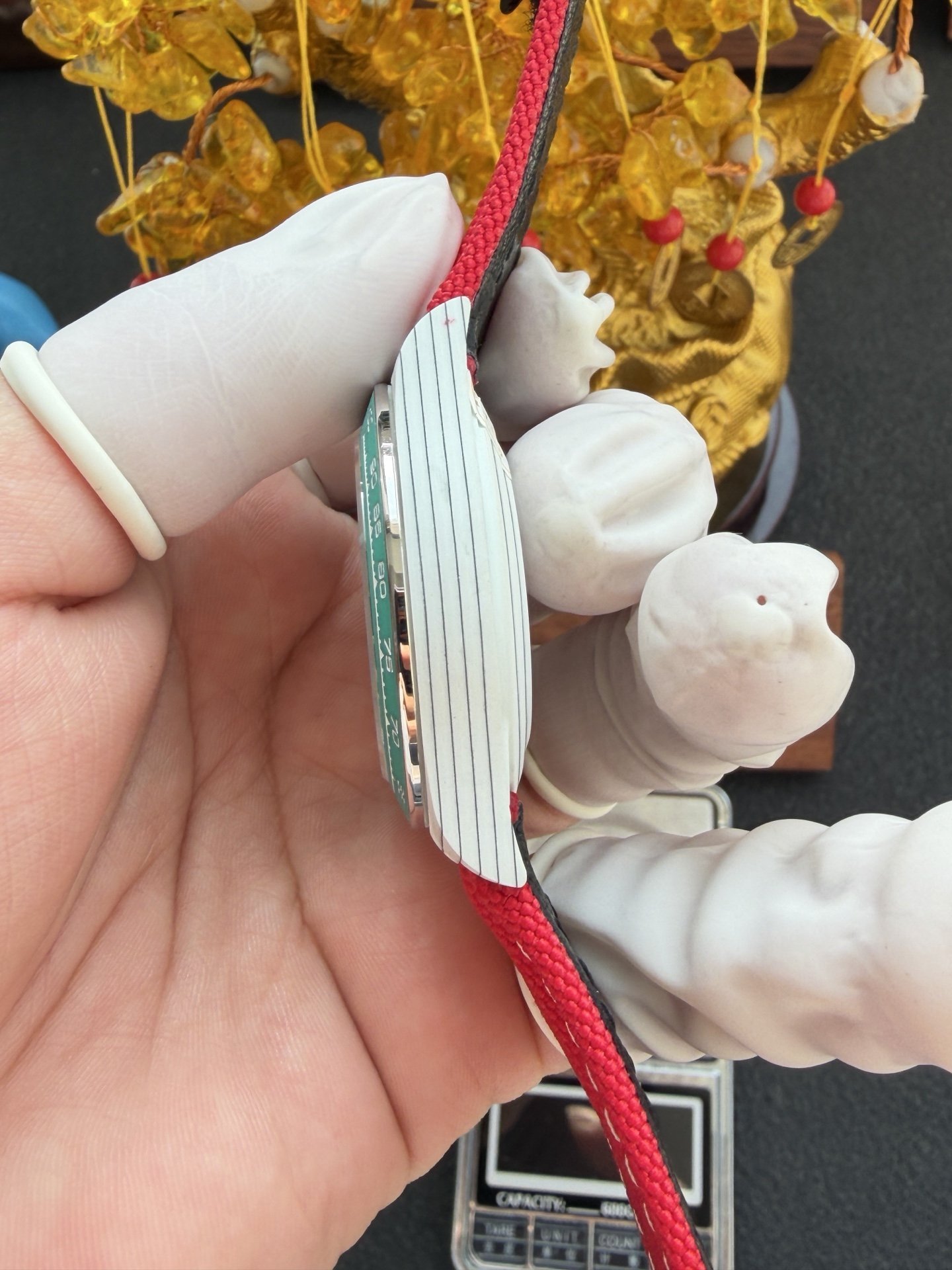 Rolex Daytona DiW LUCKY PLAYER QF White Quartz TPT Red Nylon Strap Best Replica 40mm - 图片 7