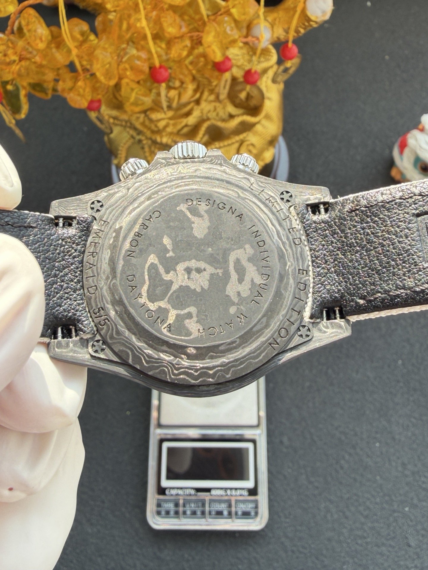 Rolex DiW Daytona SPEEDSTER WHITE Black Carbon Fiber White Dial Best Replica 40mm - 图片 9