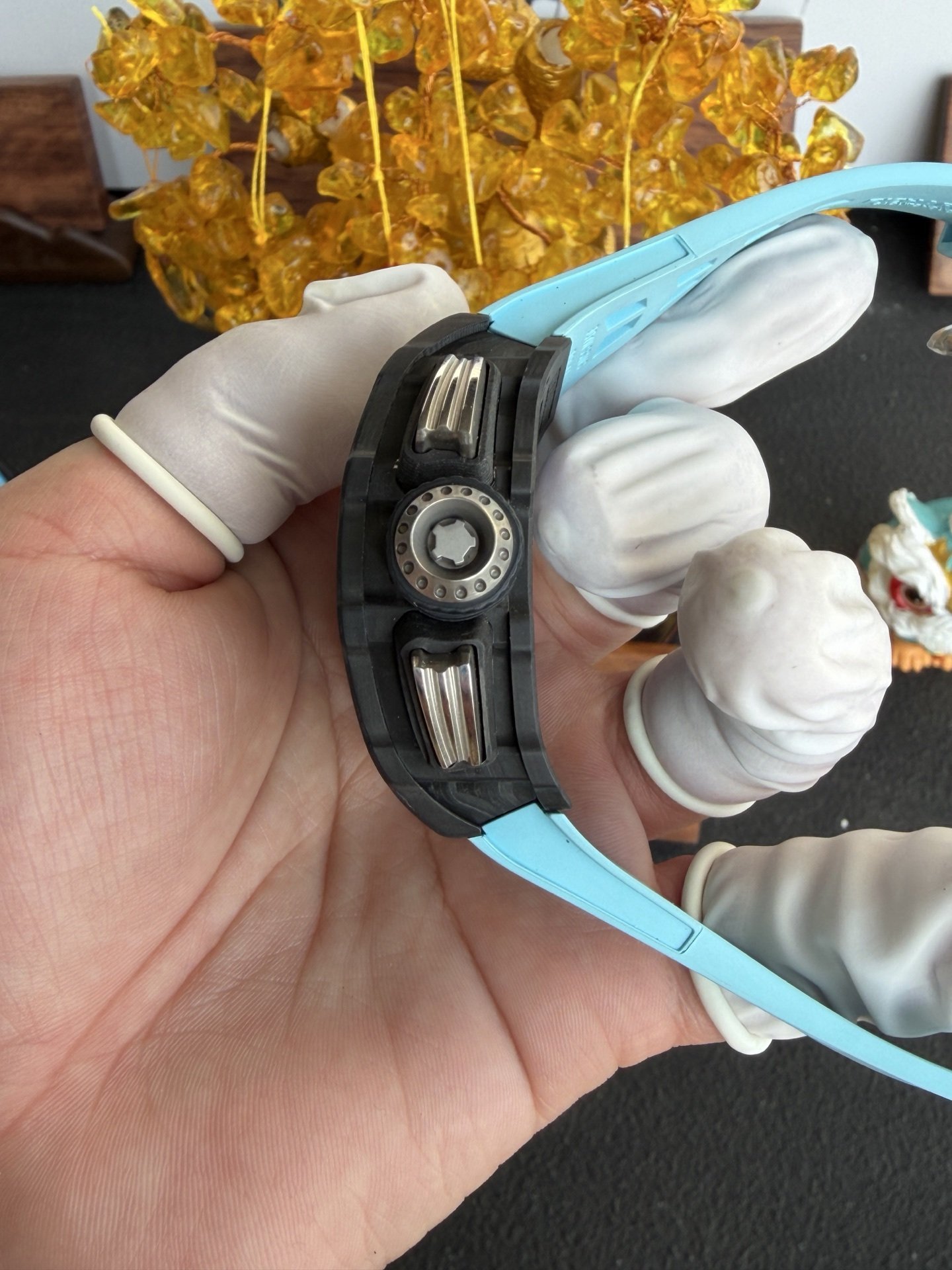 Richard Mille RM11-03 Black Carbon TPT Automatic Chronograph 1:1 Super Clone 49.94 x 44.5mm - 图片 6
