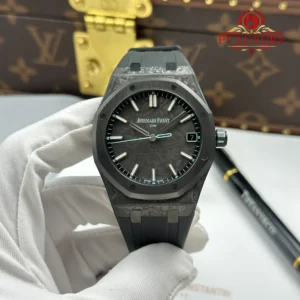 Audemars Piguet Royal Oak 15500ST DiW Voidline Aqua Carbon Fiber Rubber Strap 1:1 Best Replica 41mm
