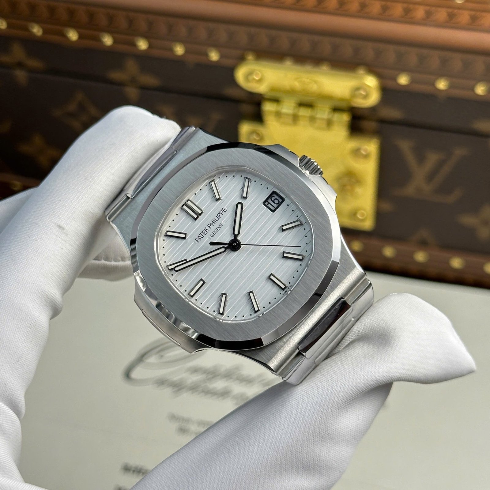 Patek Philippe Nautilus 5711/1A-011 White Dial Modified Version 1:1 Super Clone 40mm - 图片 4