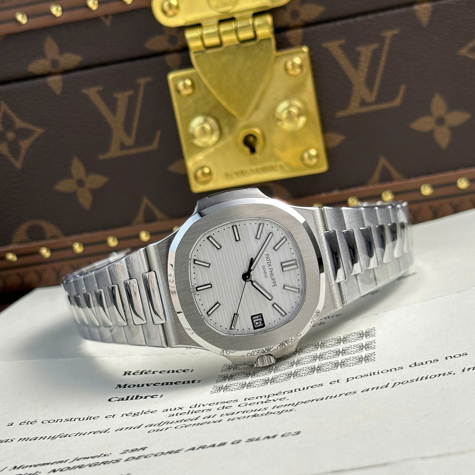 Patek Philippe Nautilus 5711/1A-011 White Dial Modified Version 1:1 Super Clone 40mm - 图片 5