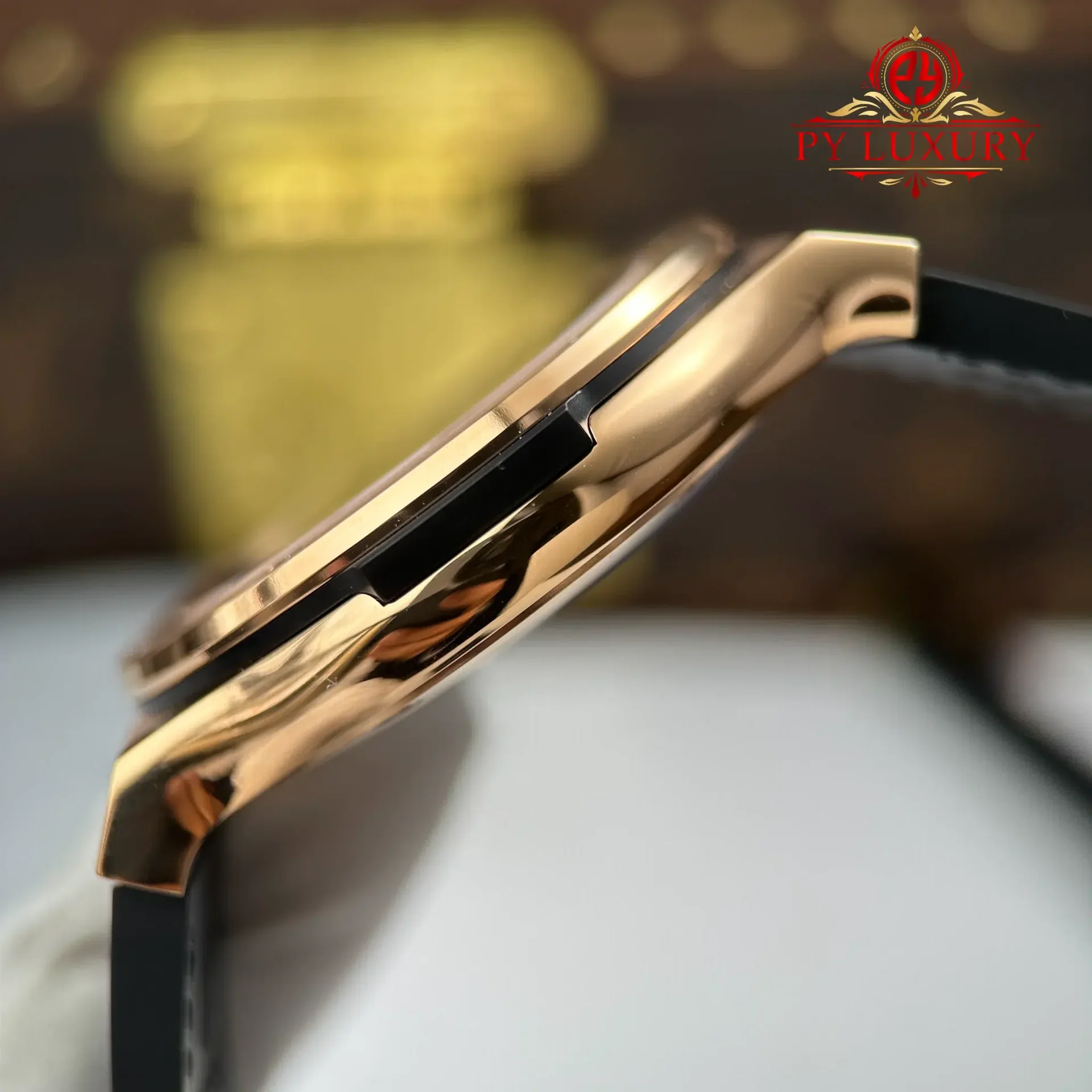 Hublot Classic Fusion King Gold Black Dial 45mm 1:1 Best Replica JJZ Factory - 图片 8