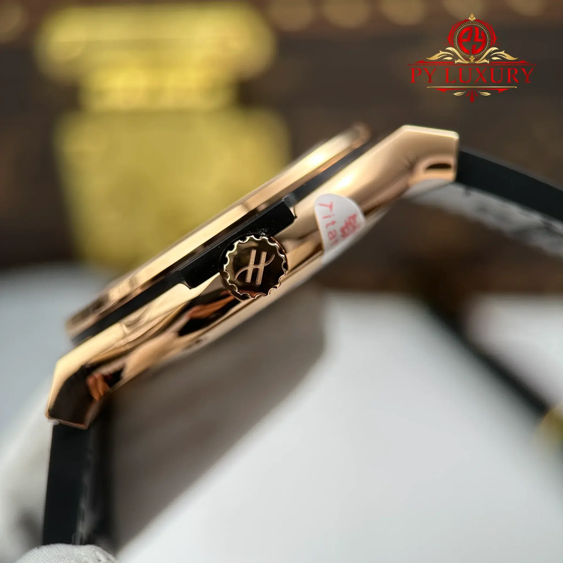 Hublot Classic Fusion King Gold Black Dial 45mm 1:1 Best Replica JJZ Factory - 图片 9