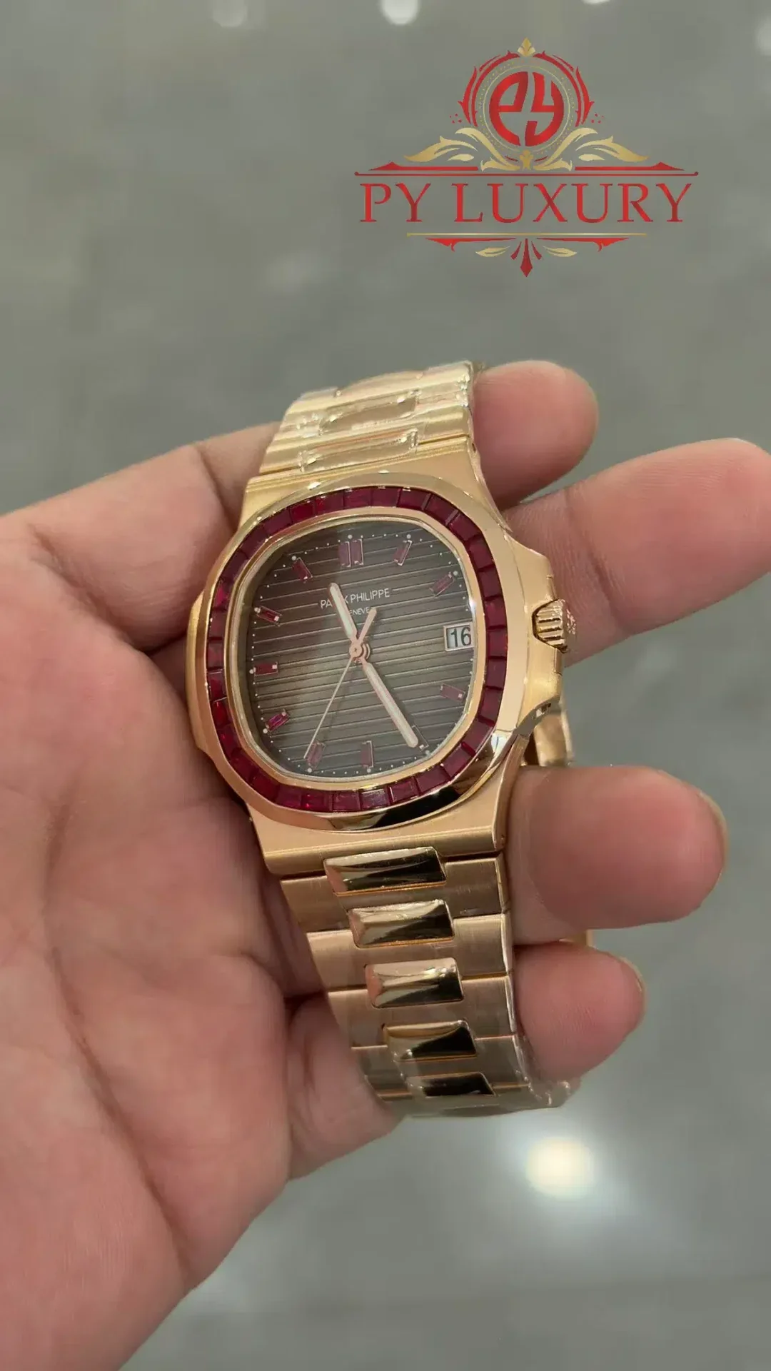 Patek Philippe Nautilus 5723/112R-001 18K Solid Gold Natural Ruby 40mm - 图片 19