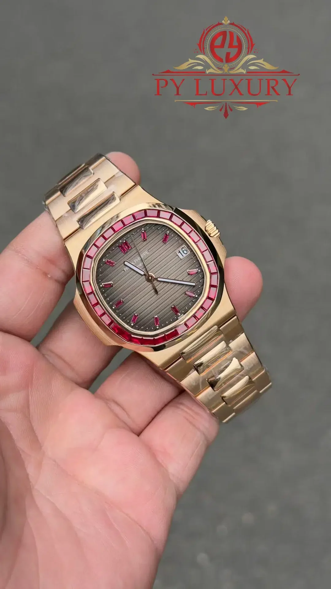 Patek Philippe Nautilus 5723/112R-001 18K Solid Gold Natural Ruby 40mm - 图片 21