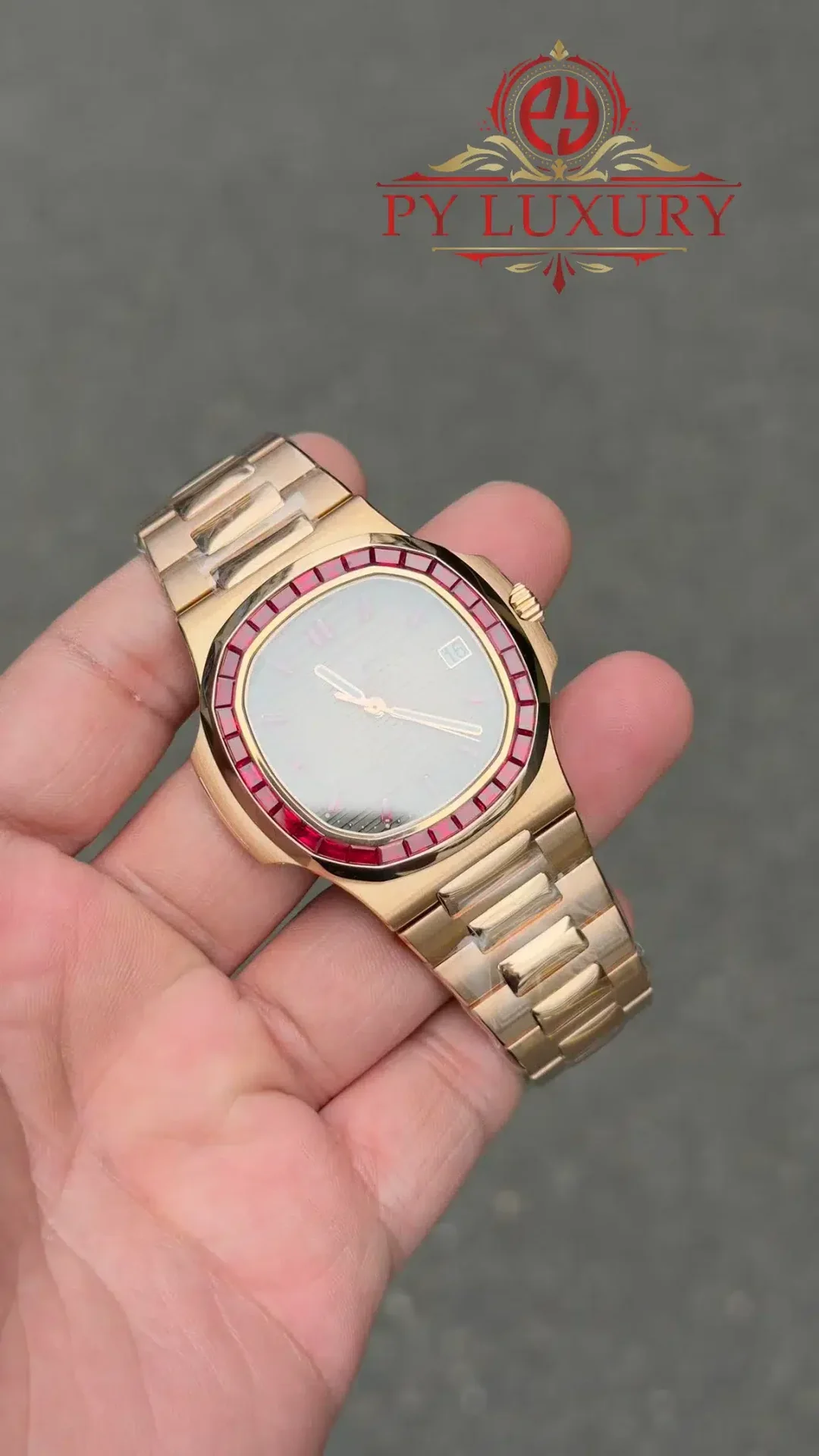 Patek Philippe Nautilus 5723/112R-001 18K Solid Gold Natural Ruby 40mm - 图片 23