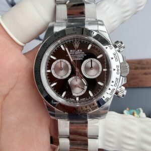 Rolex Daytona 126509-0001 Bright Black & Steel Dial Oyster Bracelet Super Clone 40mm