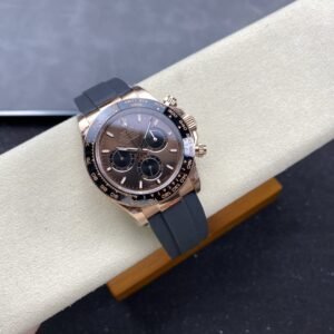 Rolex Daytona 126515LN-0010 Rose Gold Chocolate Dial Oysterflex 1:1 Best Replica QF 40mm