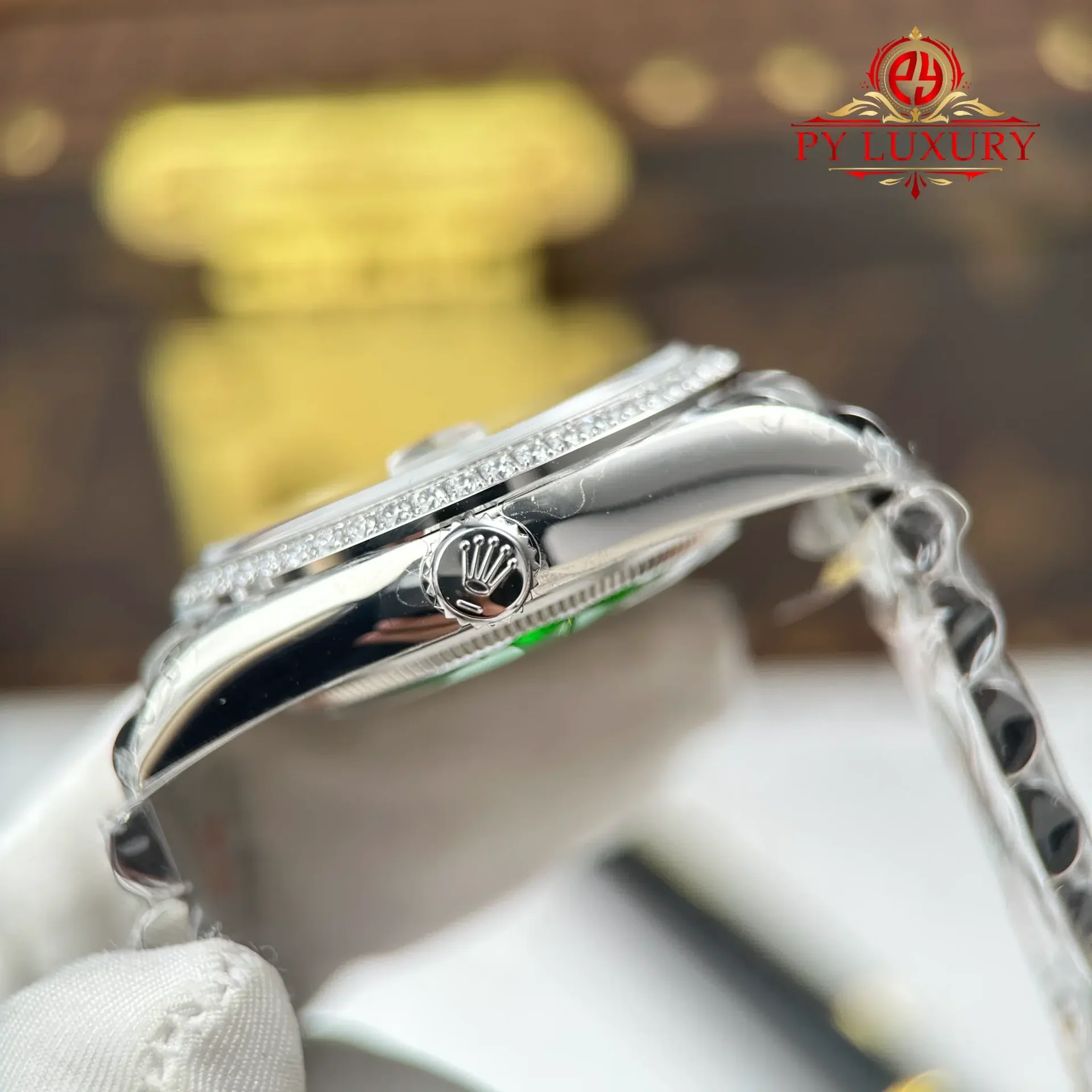 Rolex Datejust 126284RBR-0043 Mint Green Dial Diamond Bezel Jubilee Bracelet 1:1 Best Replica 36mm - 图片 8