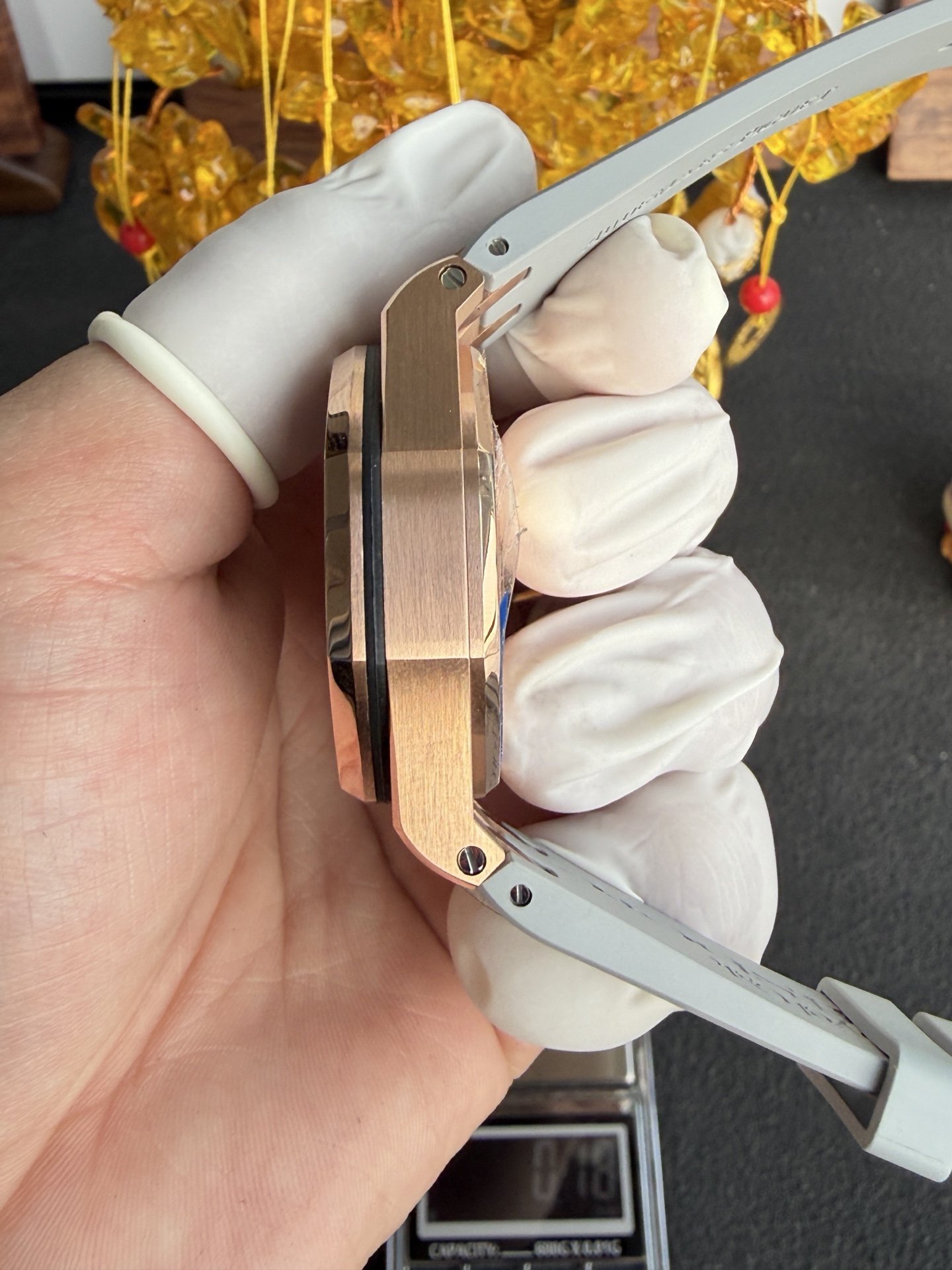 Audemars Piguet Royal Oak Offshore 26231OR Rose Gold Silver Dial Diamond Bezel 1:1 Best Replica APSF 37mm - 图片 8