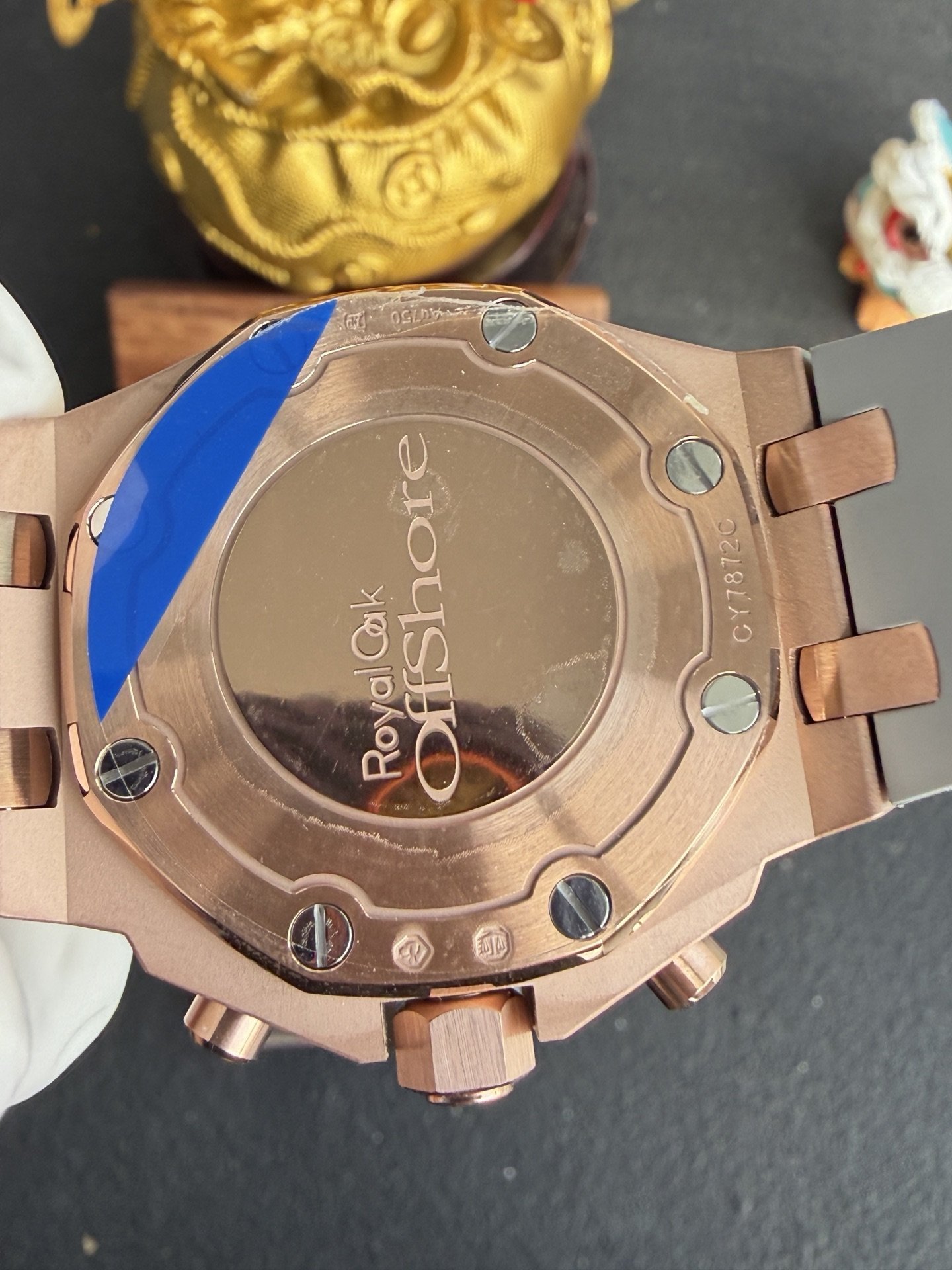 Audemars Piguet Royal Oak Offshore 26231OR Rose Gold Silver Dial Diamond Bezel 1:1 Best Replica APSF 37mm - 图片 9