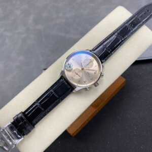 IWC Portugieser Chronograph IW371624 Dune Dial Leather Strap Super Clone APSF 41mm