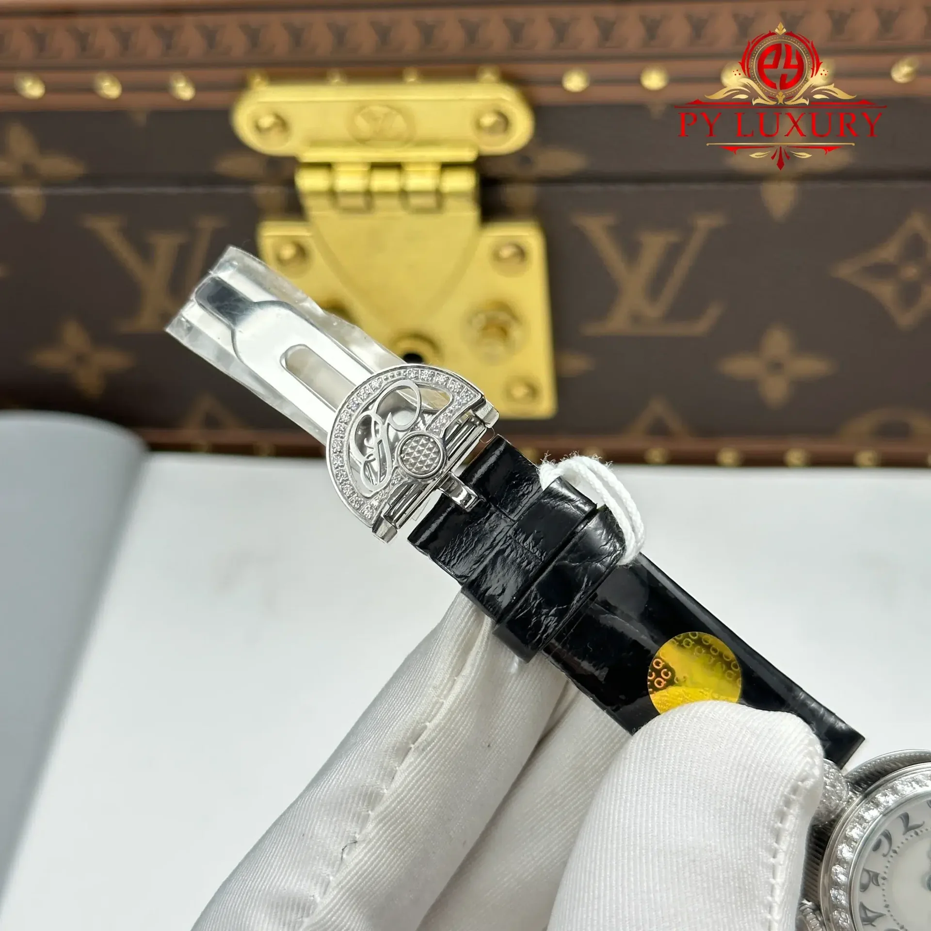 Breguet Reine de Naples 8918BB Mother of Pearl Dial Diamond Bezel Leather Strap 1:1 Best Replica 36mm - 图片 12