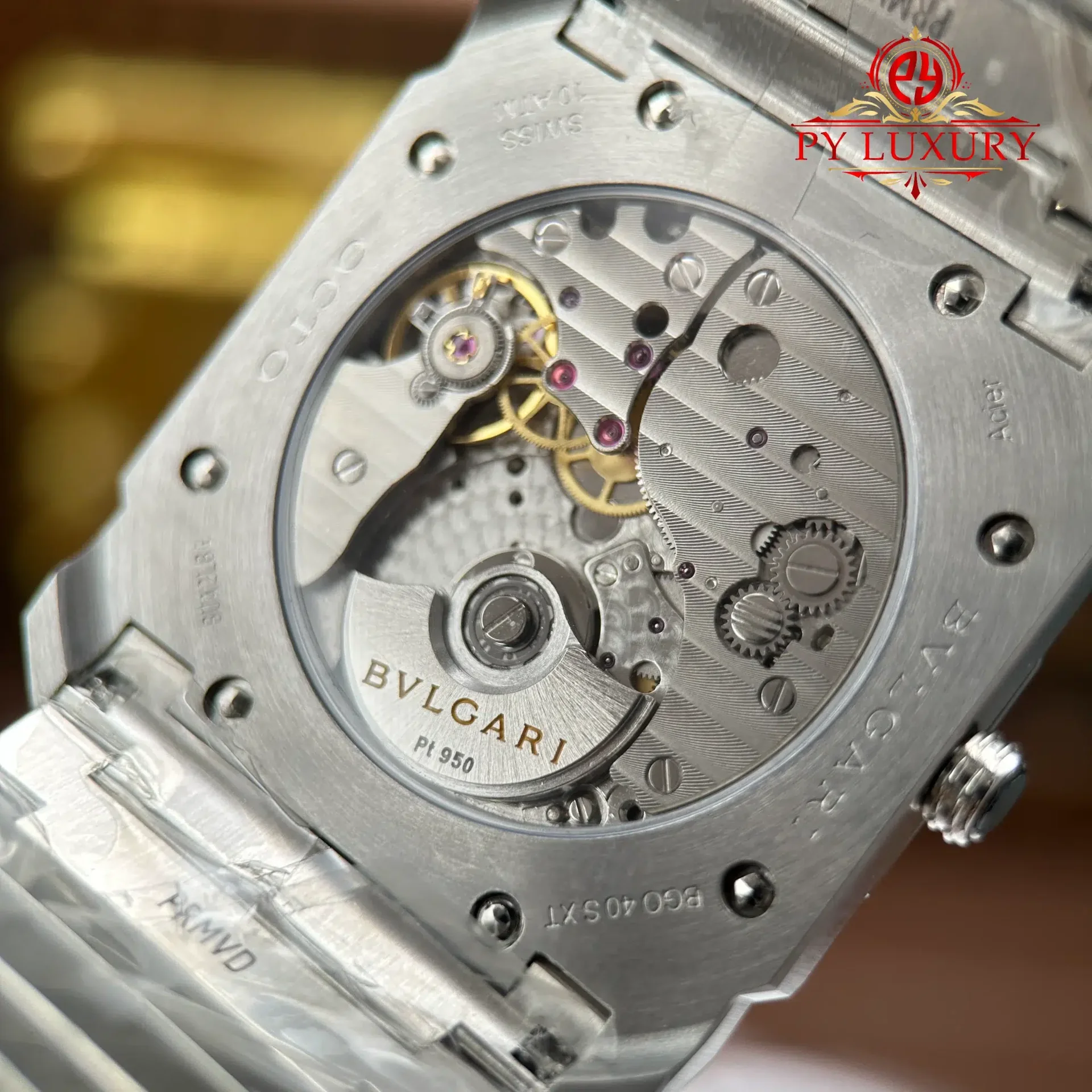 Bvlgari Octo Finissimo Extra Thin 103431 Steel Blue Dial Best Replica BVF 40mm - 图片 9