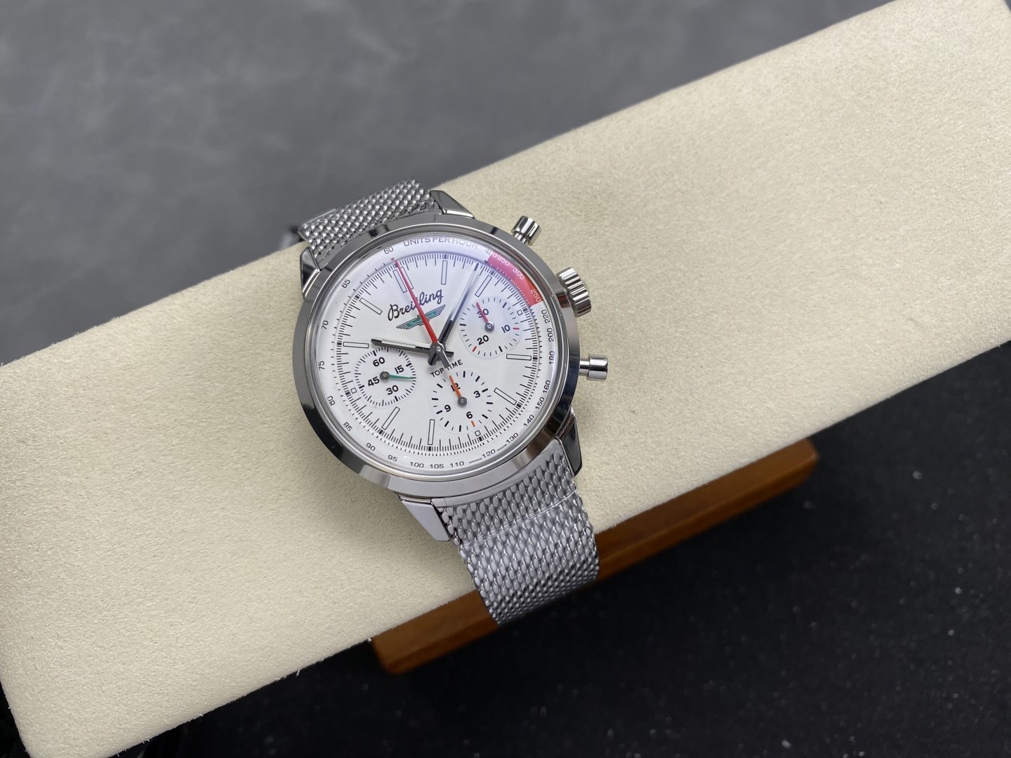 Breitling Top Time B01 Ford Thunderbird AB01766A1A1A1 White Dial Best Replica BLS 41mm