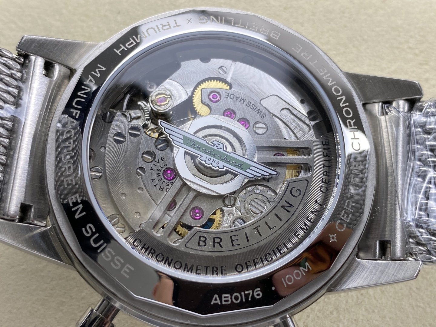 Breitling Top Time B01 Ford Thunderbird AB01766A1A1A1 White Dial Best Replica BLS 41mm - 图片 8