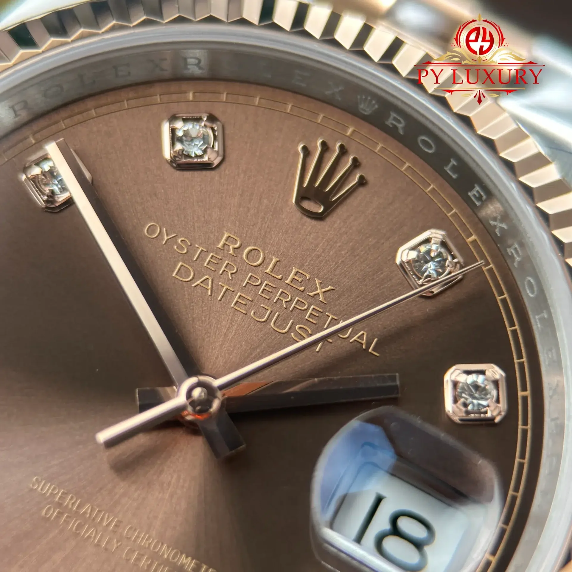 Rolex Datejust 126231 Steel & Rose Gold Chocolate Diamond Dial Jubilee Bracelet Best Replica 36mm - 图片 6