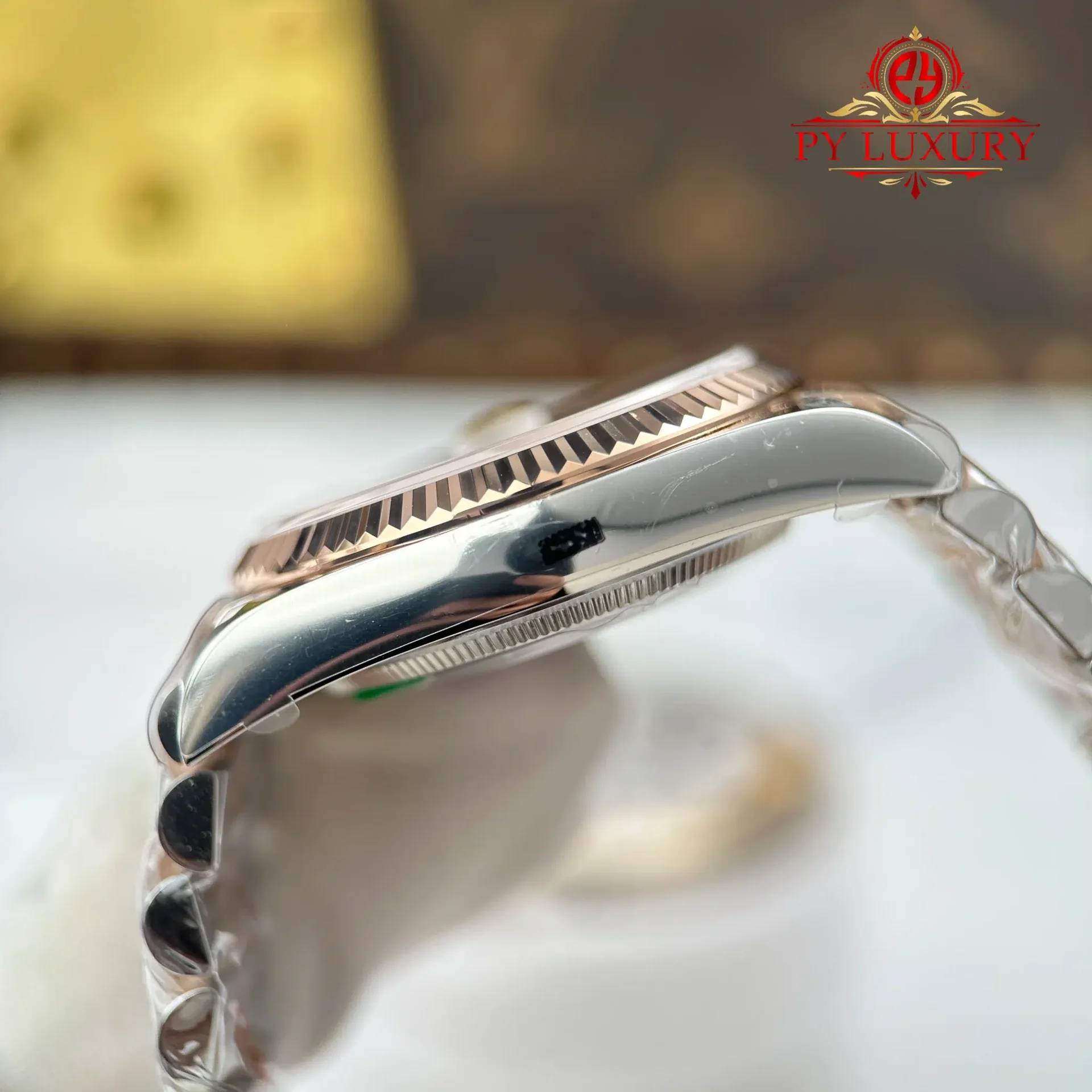 Rolex Datejust 126231 Steel & Rose Gold Chocolate Diamond Dial Jubilee Bracelet Best Replica 36mm - 图片 8