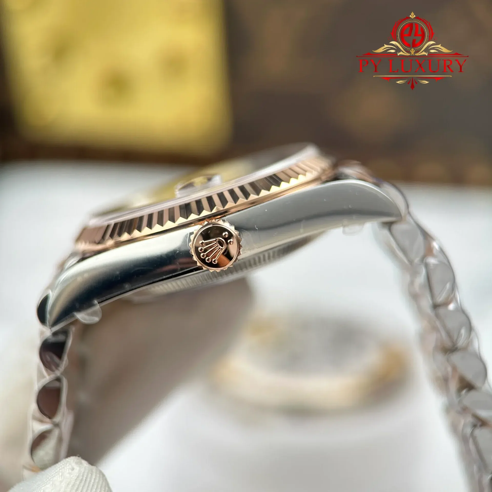 Rolex Datejust 126231 Steel & Rose Gold Chocolate Diamond Dial Jubilee Bracelet Best Replica 36mm - 图片 9