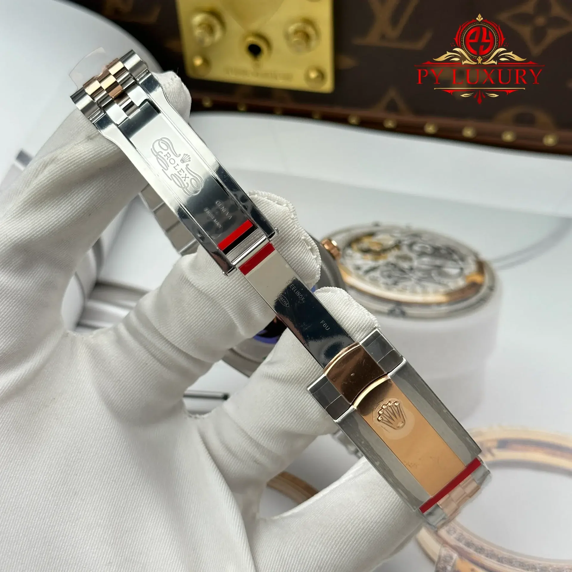 Rolex Datejust 126231 Steel & Rose Gold Chocolate Diamond Dial Jubilee Bracelet Best Replica 36mm - 图片 11