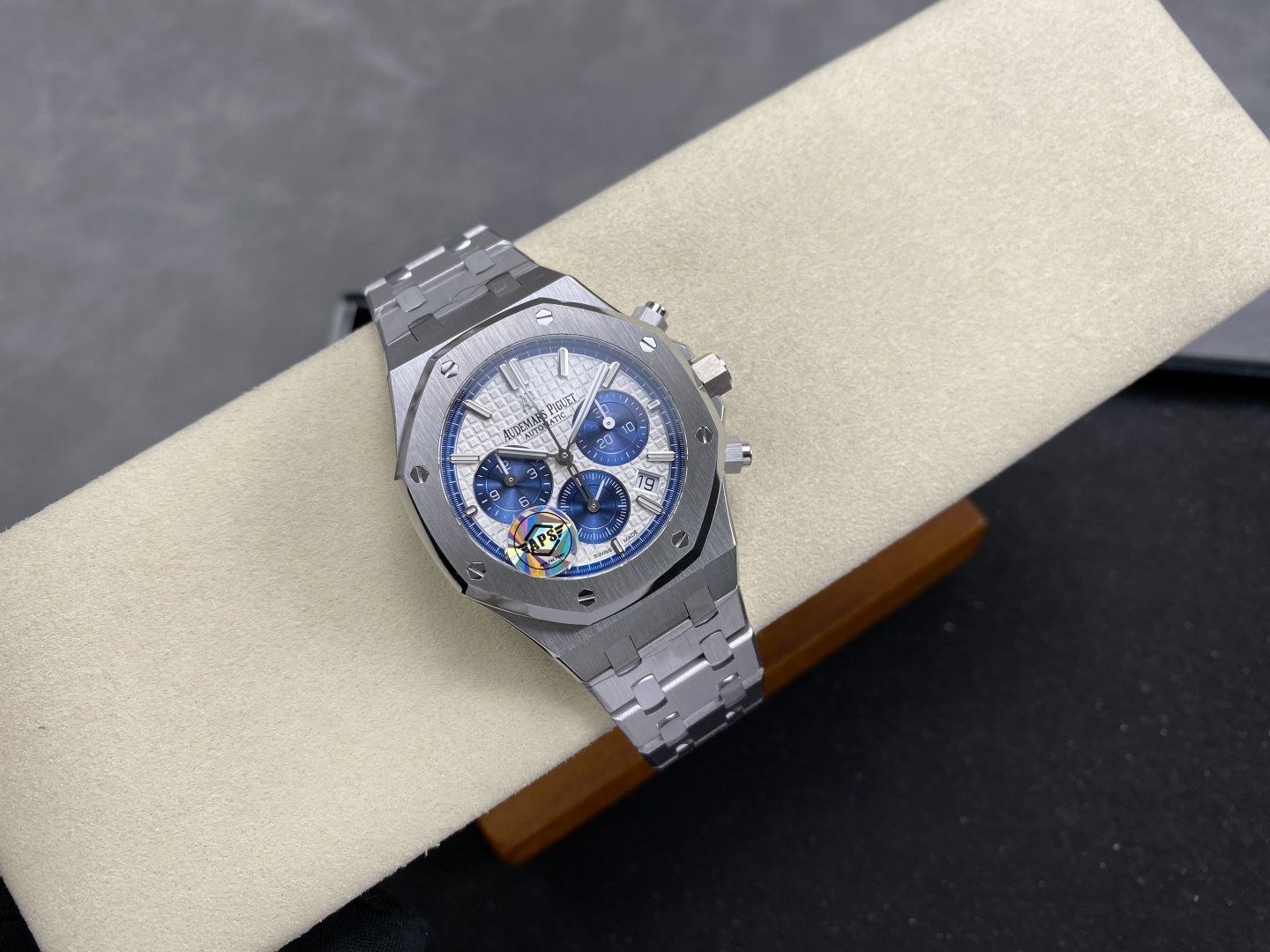 Audemars Piguet Royal Oak Chronograph 26315ST White Blue Dial 1:1 Best Replica APSF 38mm
