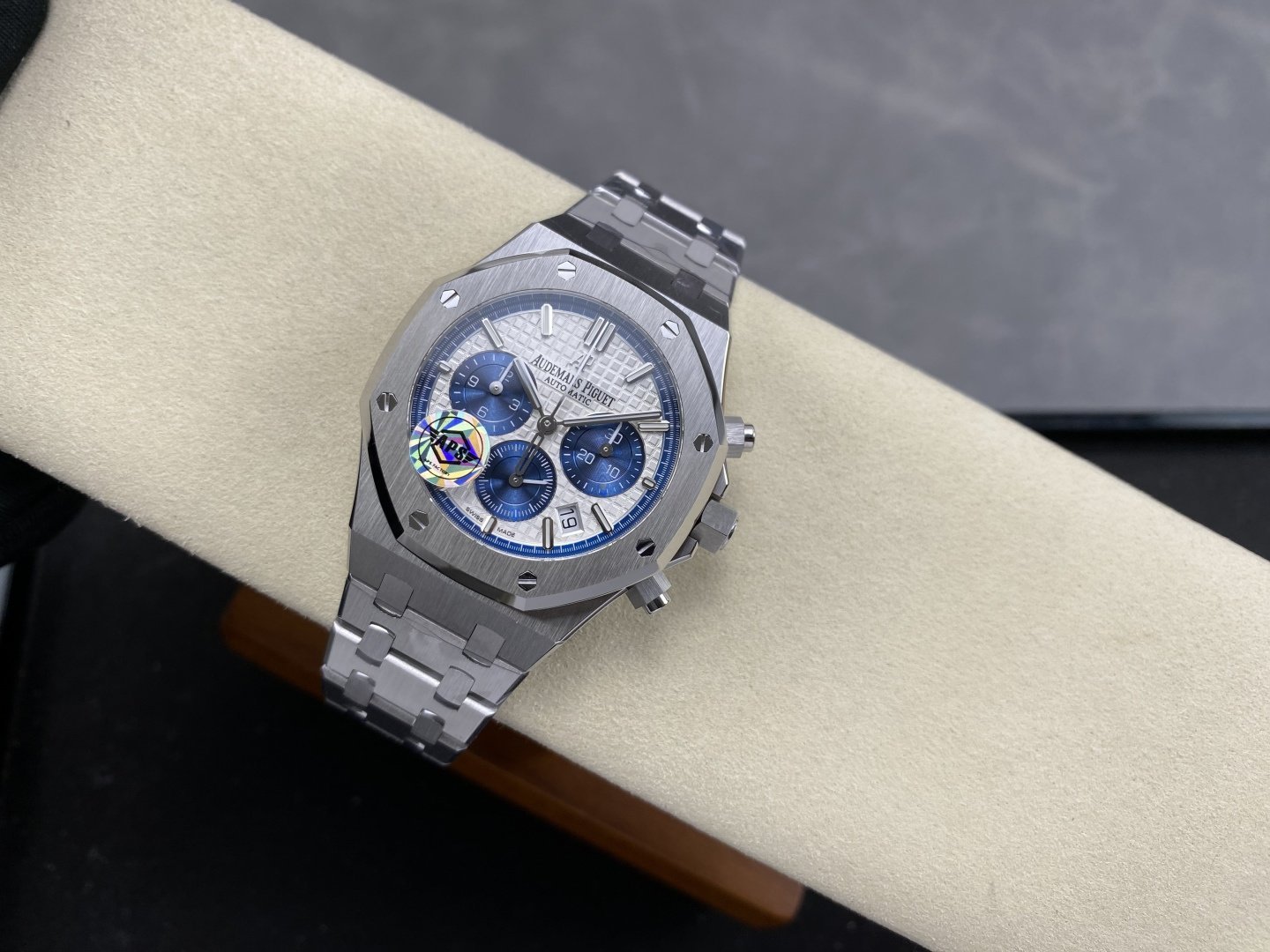 Audemars Piguet Royal Oak Chronograph 26315ST White Blue Dial 1:1 Best Replica APSF 38mm - 图片 2