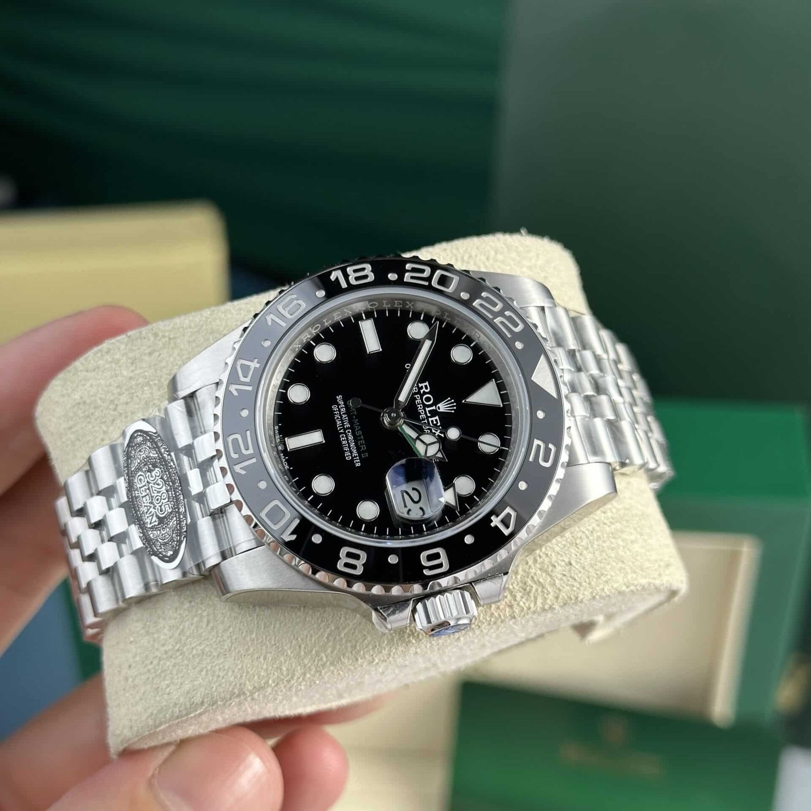 Rolex GMT-Master II 116710LN Black Dial Jubilee Replica Clean Factory 40mm - 图片 3