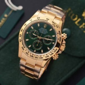 Rolex Daytona 116508 Loki Green Dial Yellow Gold Top Quality Replica 40mm