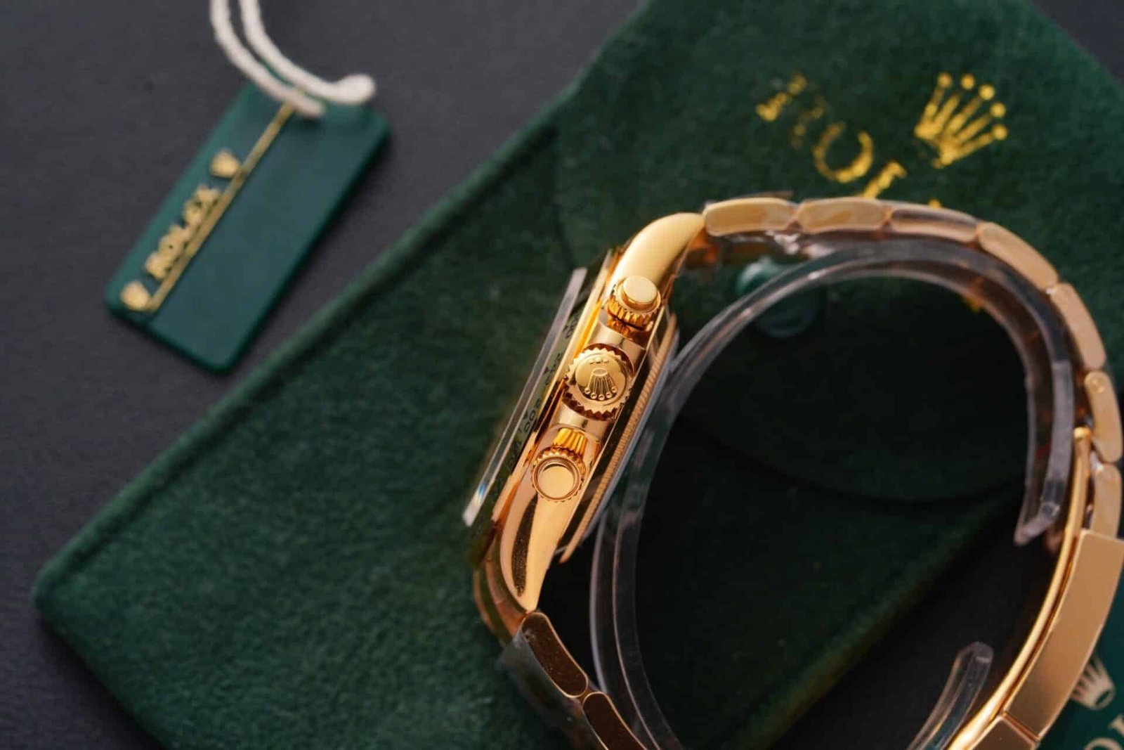 Rolex Daytona 116508 Loki Green Dial Yellow Gold Top Quality Replica 40mm - 图片 5