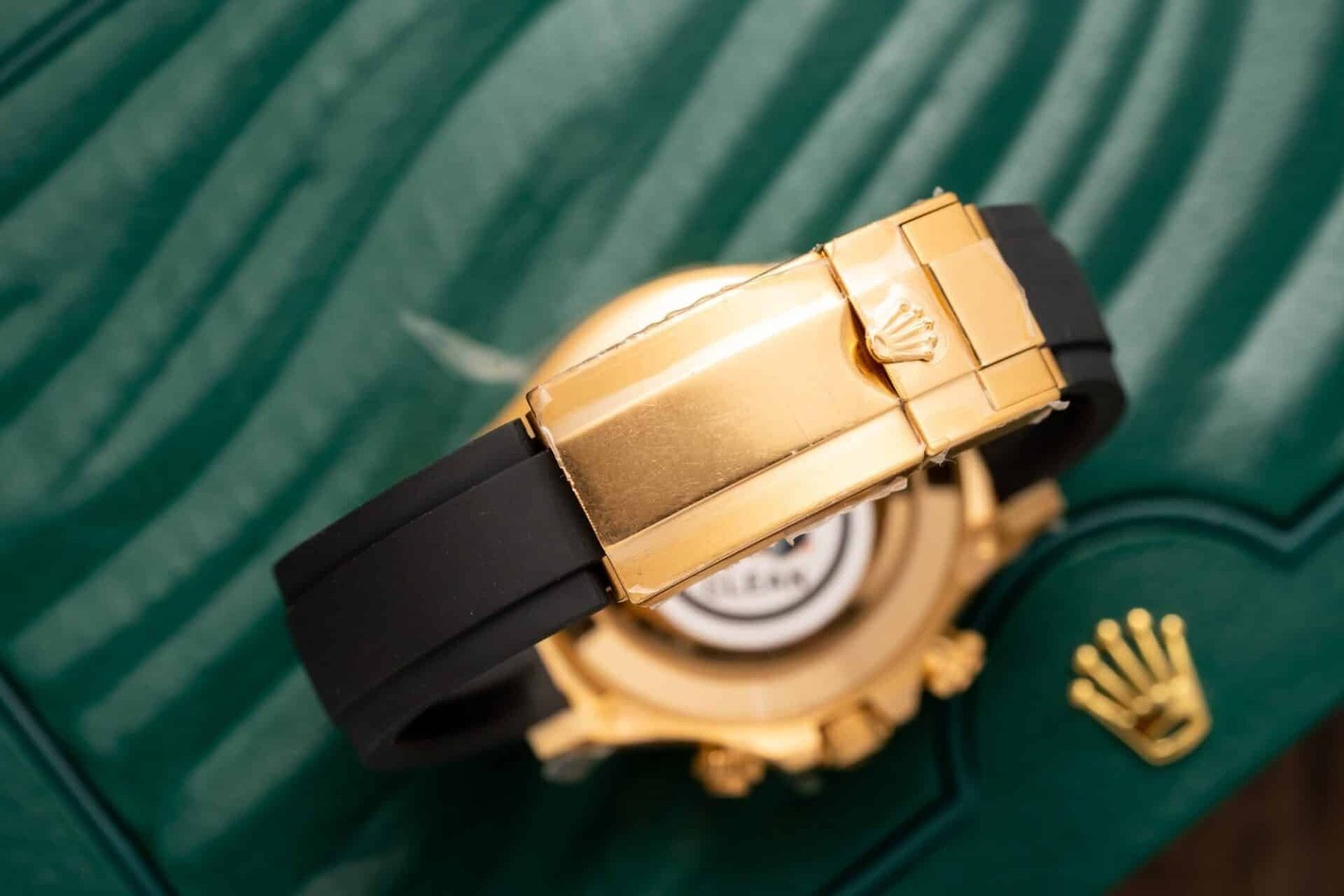 Rolex Daytona 116518 Yellow Gold Champagne Dial Oysterflex Replica 40mm - 图片 6