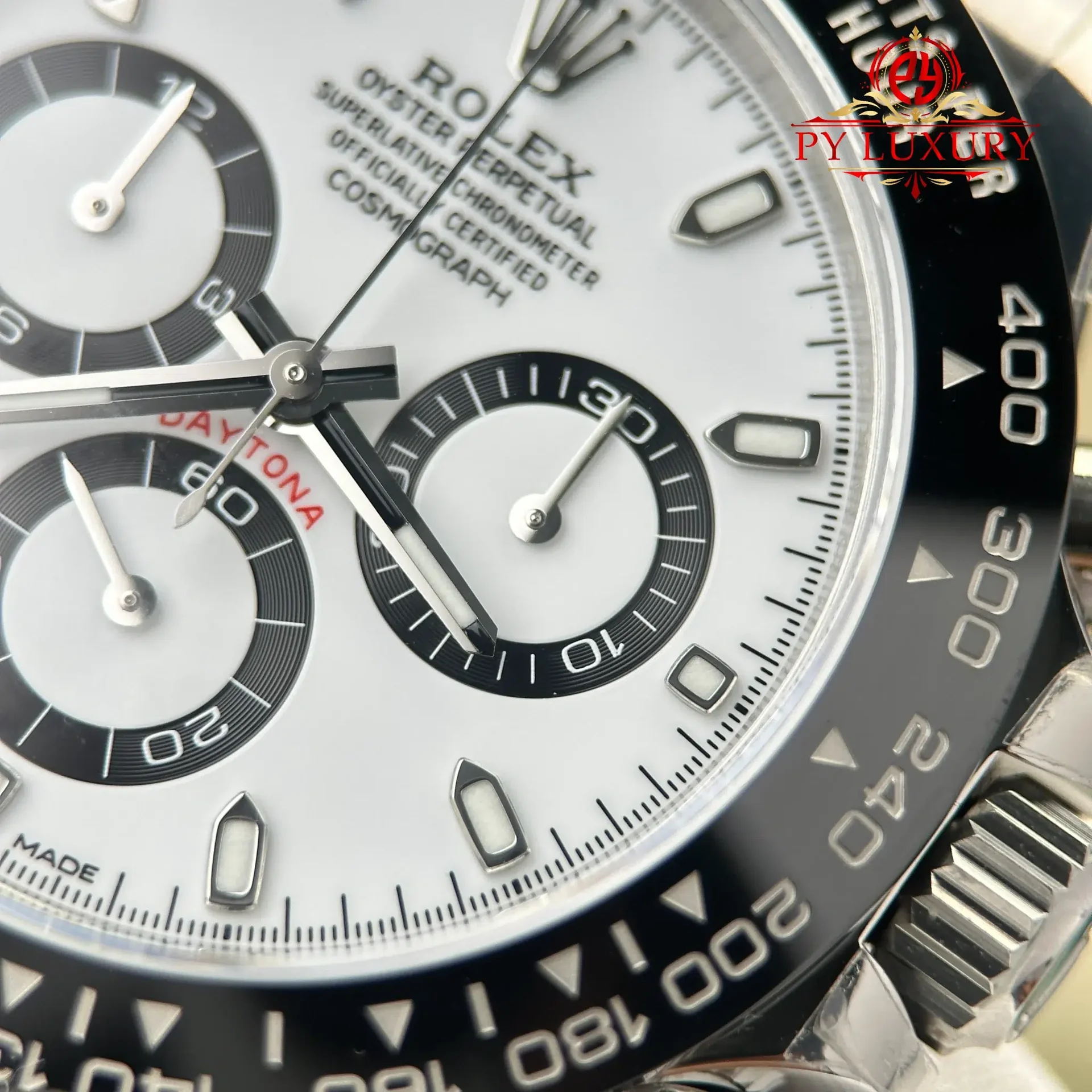 Rolex Daytona 116500LN Panda White Dial 1:1 Super Clone 40mm - 图片 5