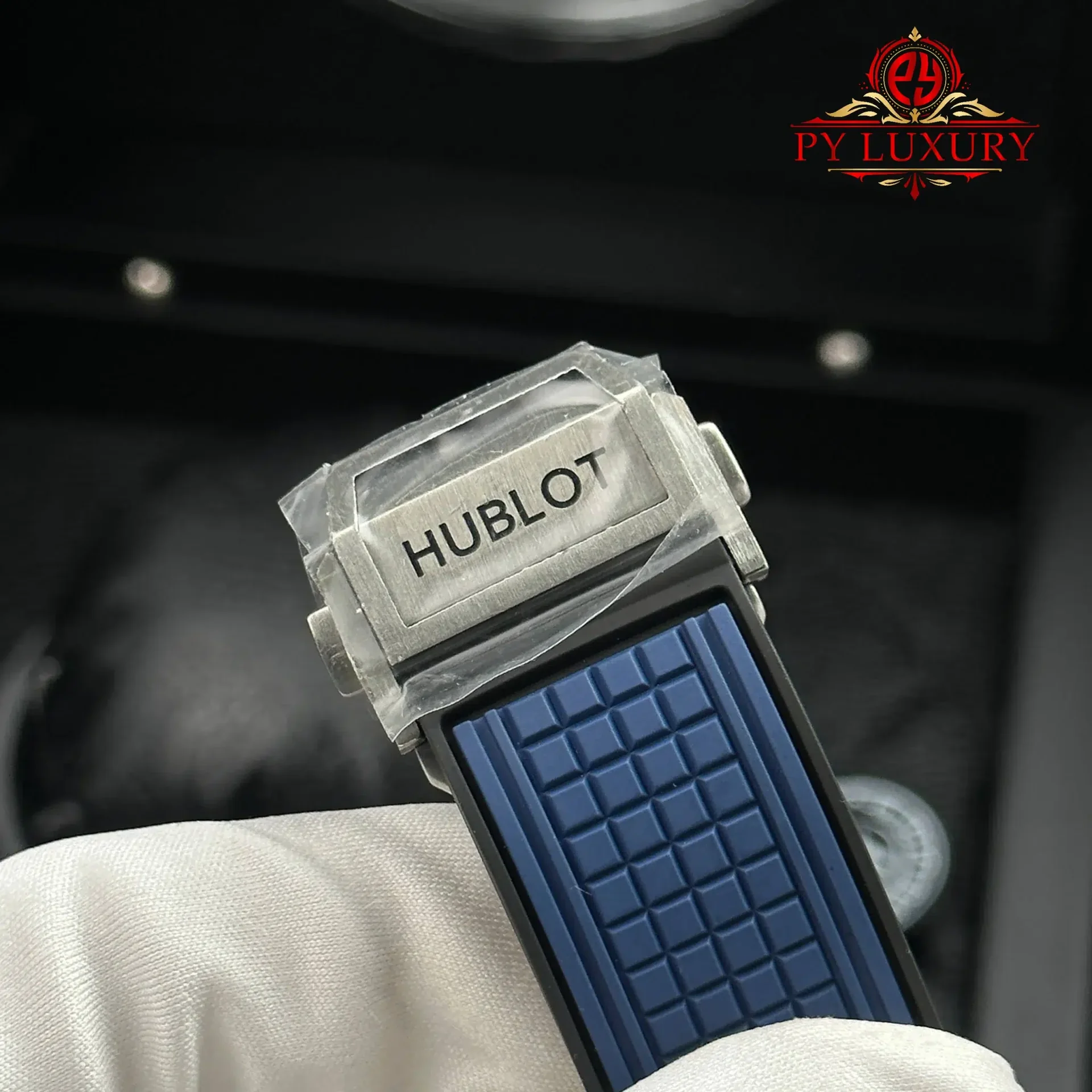 Hublot Square Bang Unico Titanium Ceramic Blue Best Replica BBF 42mm - 图片 11