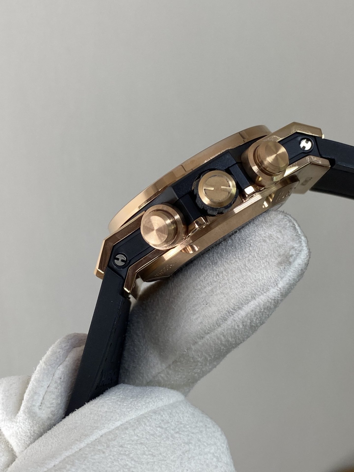 Hublot Big Bang Unico King Gold Rainbow Leather Strap Best Replica ZF 45mm - 图片 6