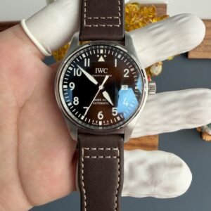 IWC Pilot Mark XVIII Edition IW327003 Brown Dial Leather Strap 1:1 Best Replica 40mm