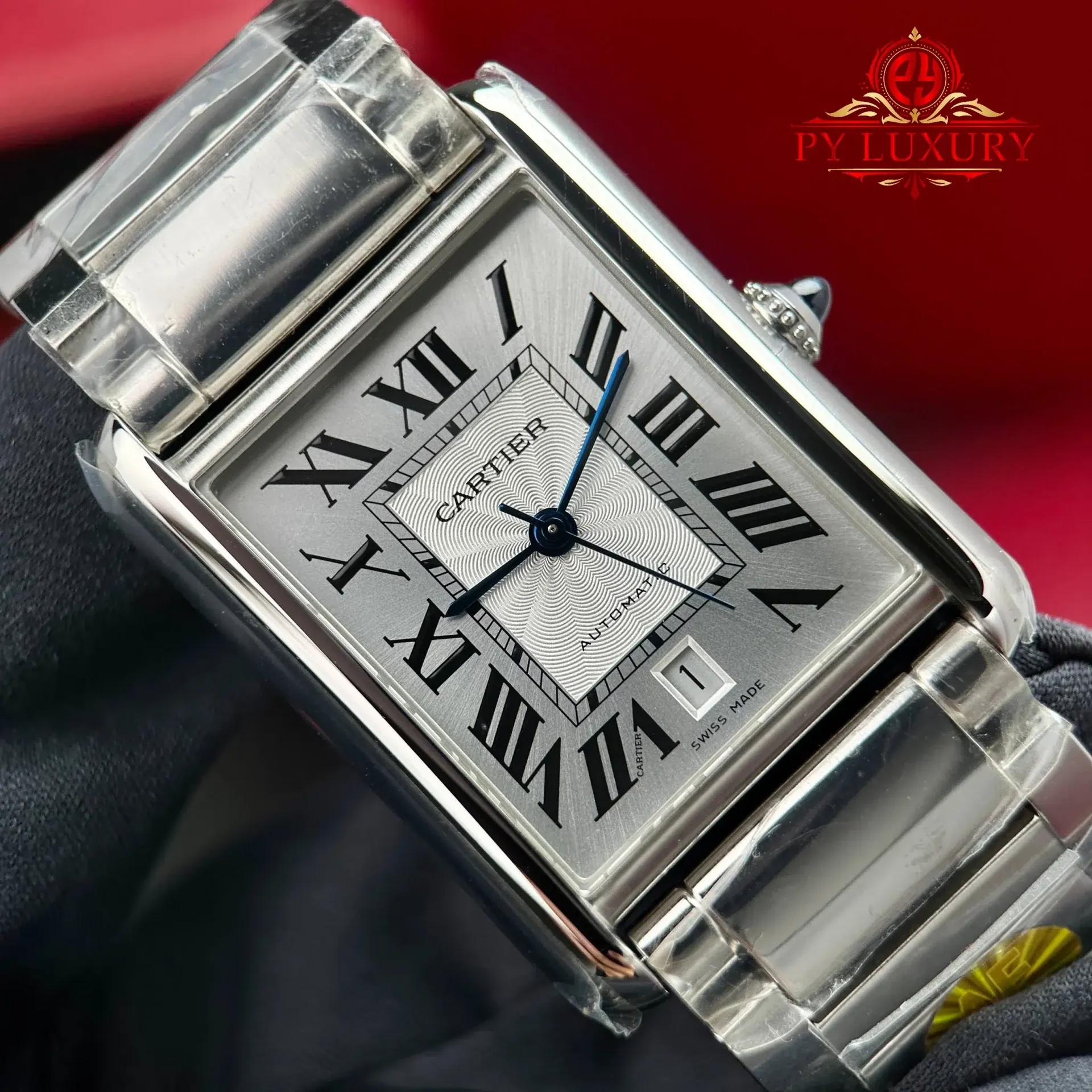 Cartier Tank Must WSTA0053 XL Silver Dial Steel Bracelet Best Replica AF 31mm x 41mm - 图片 3